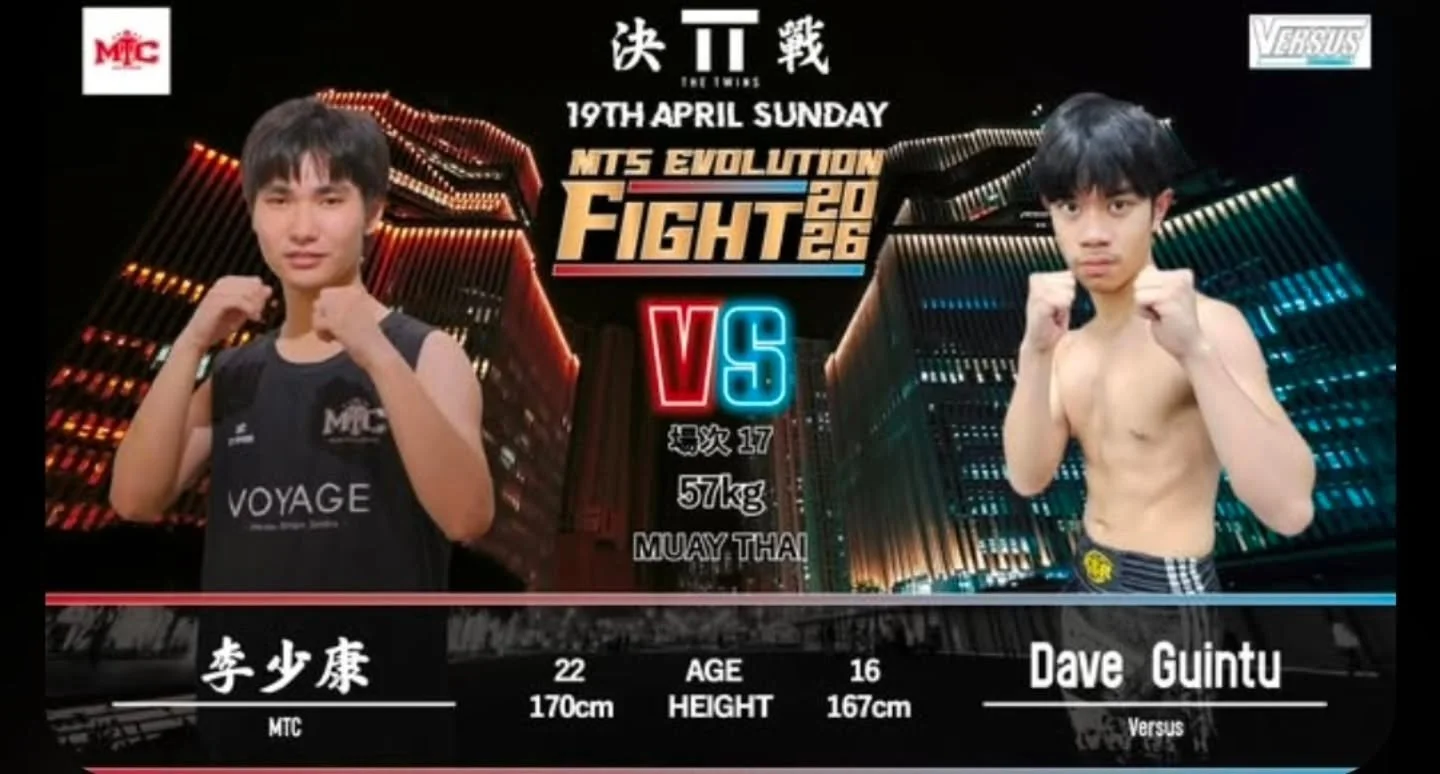 @dddavde fighting this Sunday 2.30pm, Kai Tak