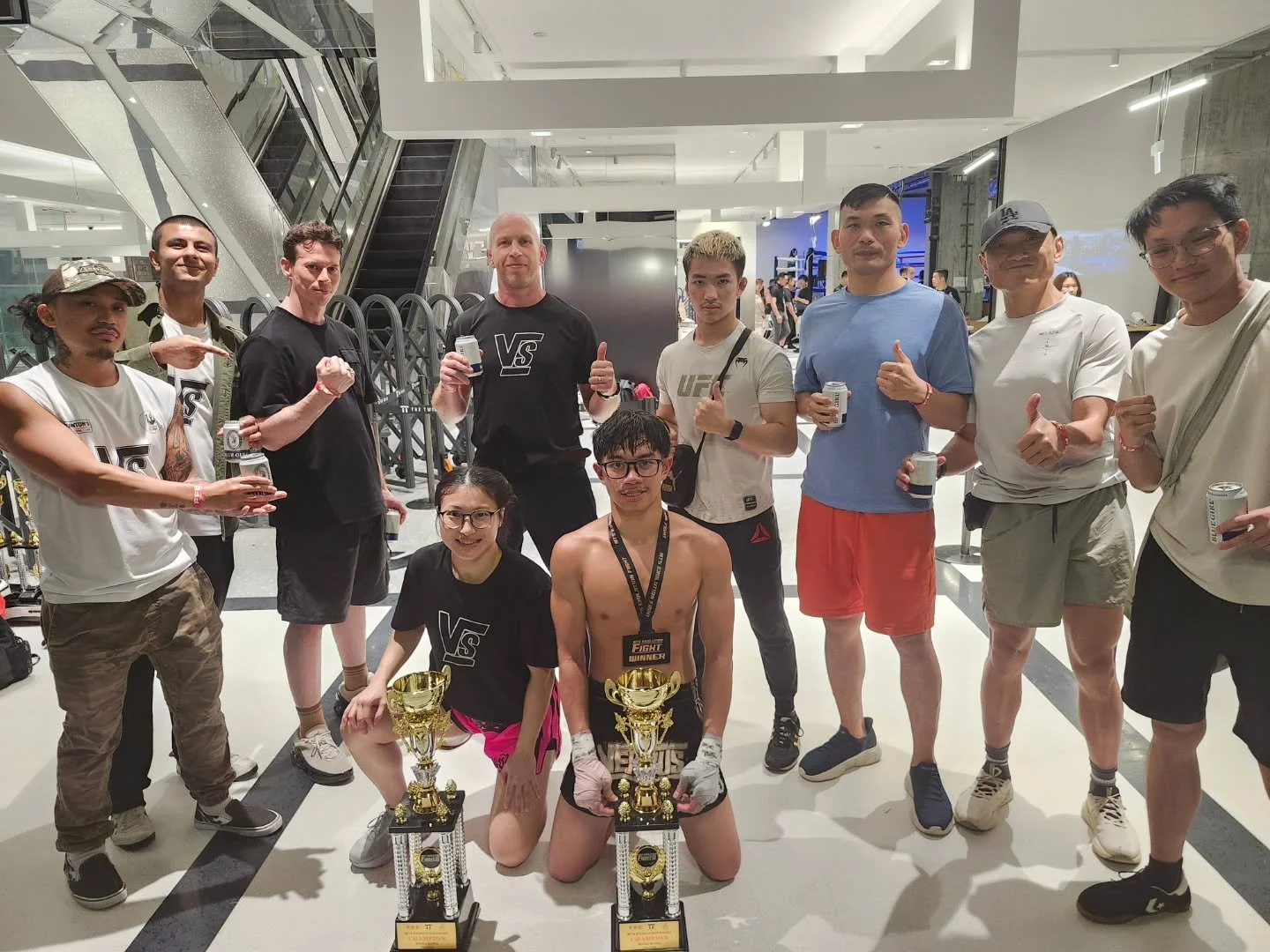 Two great fights and two wins today at the MTS event in Kai Tak. Well done Chiu Chiu and @dddavde. Thanks for the support 👊🏻👊🏻👊🏻
.
.
.
#muaythai #hongkong