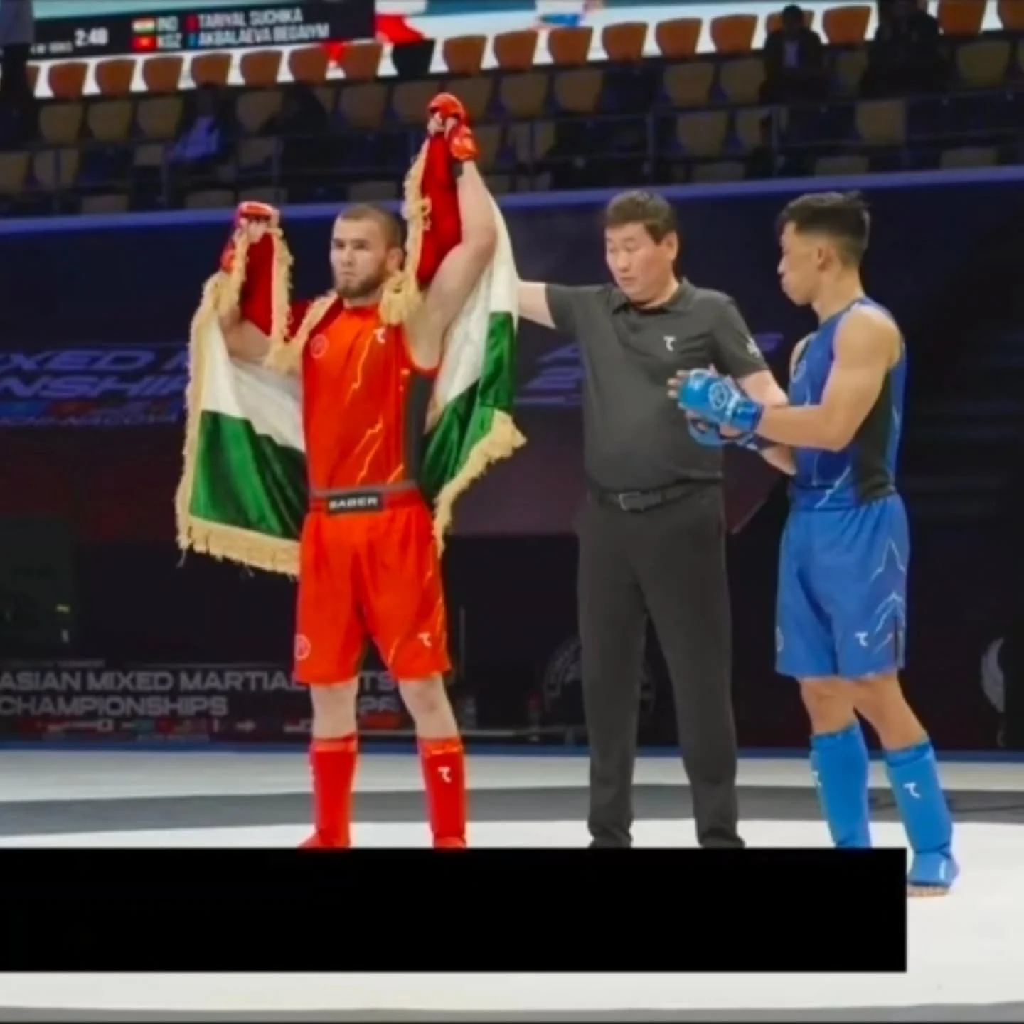 Lost on points to Tajikistan in second bout. Unlucky 👊🏻
