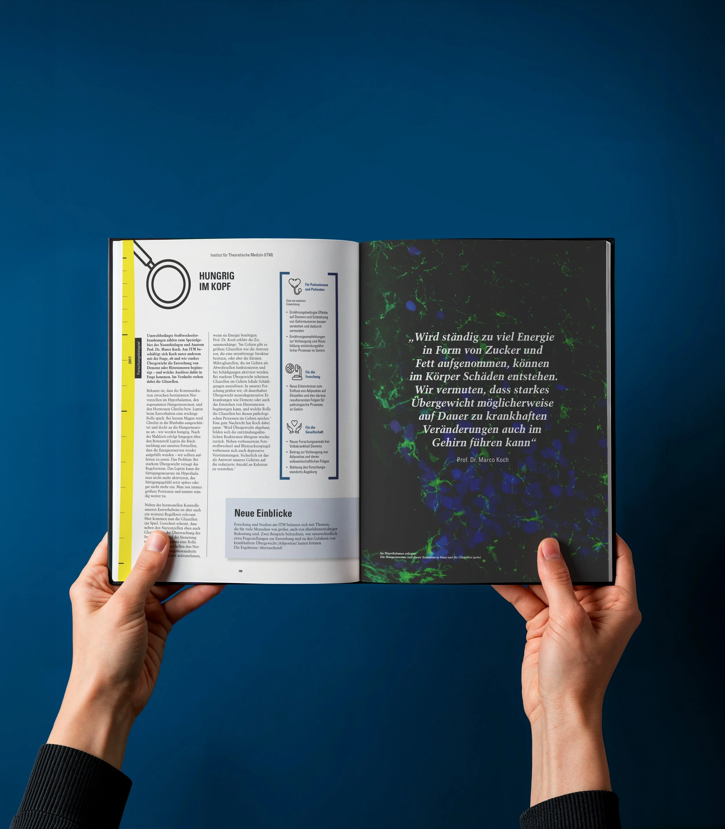 Editorial Design: »Chronik« der Universitätsmedizin Augsburg