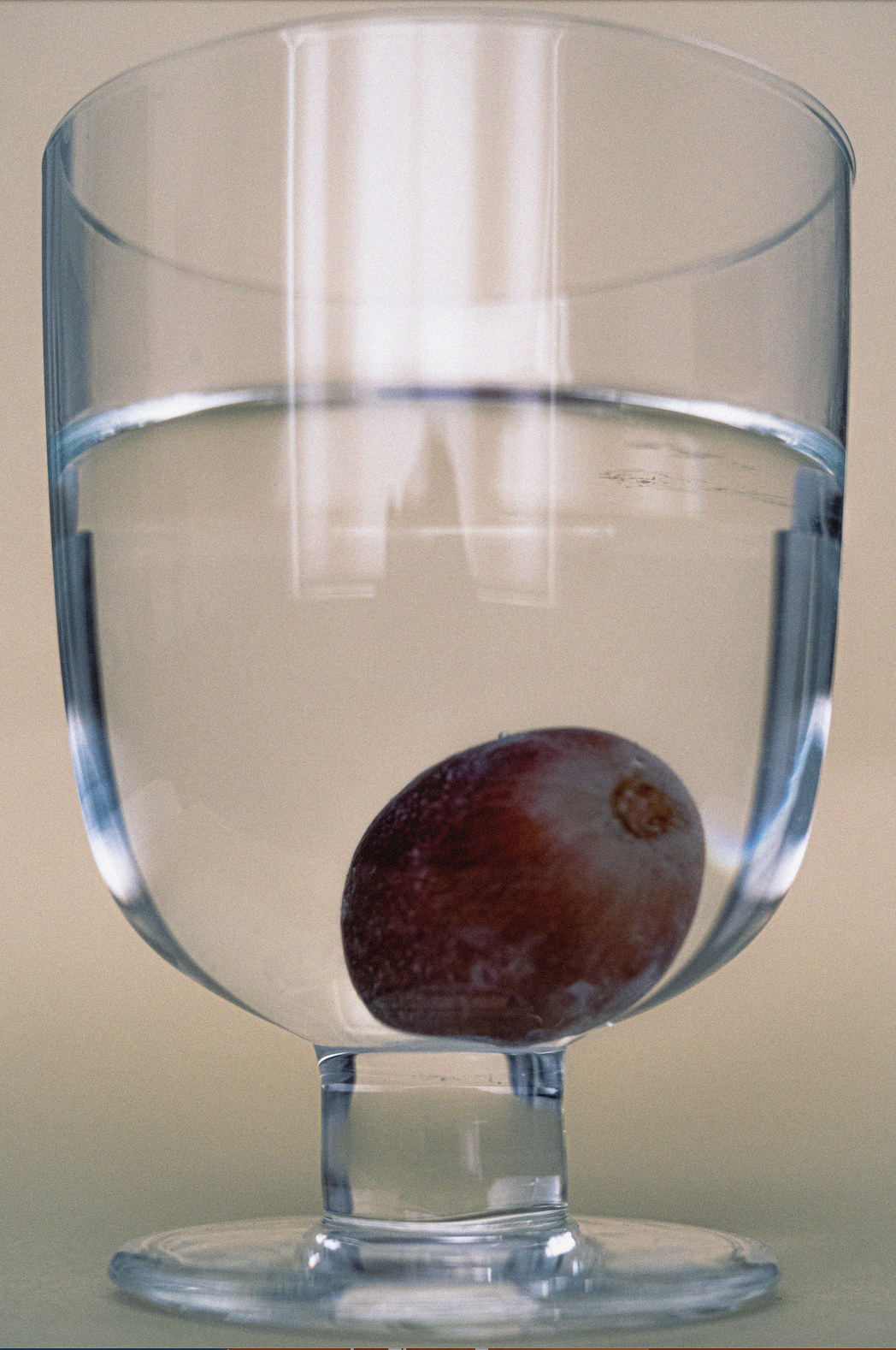 'Grape in glass' print