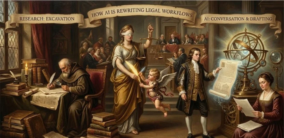 How AI Is Rewriting Legal Workflows: From Research to Drafting