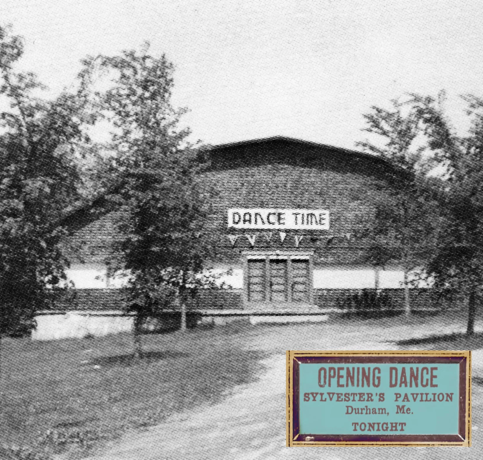 Sylvester Dance Hall

Erected in 1917 the Sylvester's Dance Pavillion 
was located on Route 136. This 150 ft x 55 ft 
building was the largest dance pavilion of its 
kind in the state. It provided entertainment for
 local and neighboring residents. T