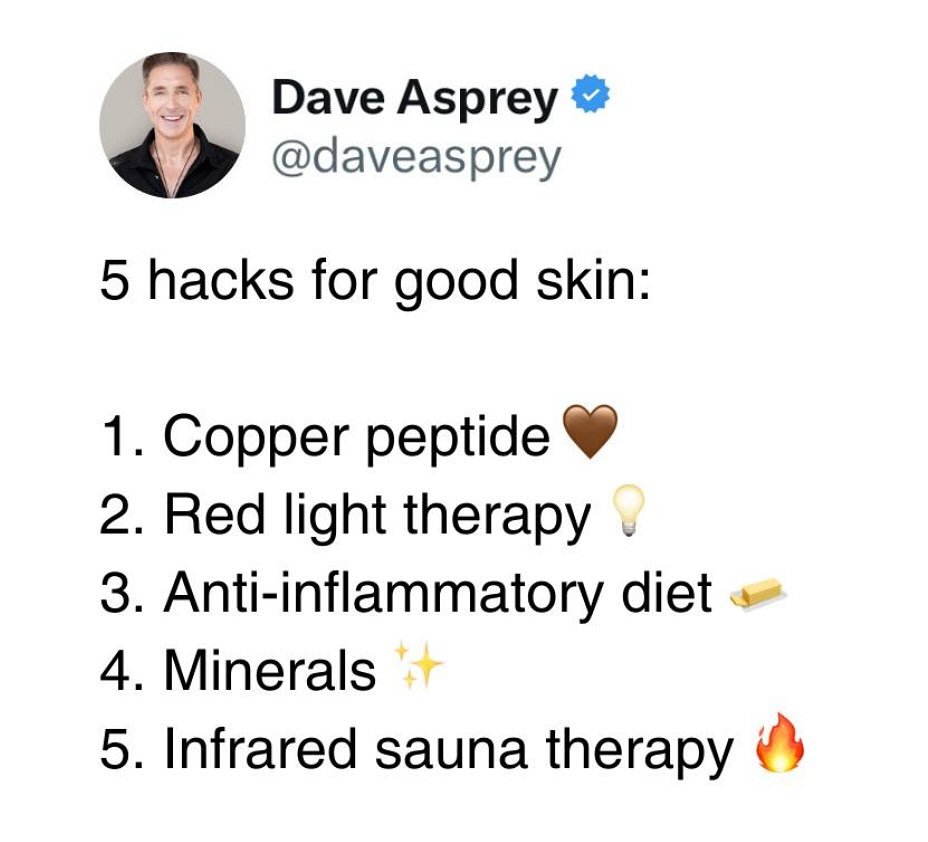 ✨ Biohack your glow from the inside out ✨
Red light + infrared sauna = the ultimate skin-healing combo.
Boost collagen, calm inflammation, detox deeply, and give your cells that radiant, youthful energy Dave Asprey swears by.

💡 Book your Red Light 