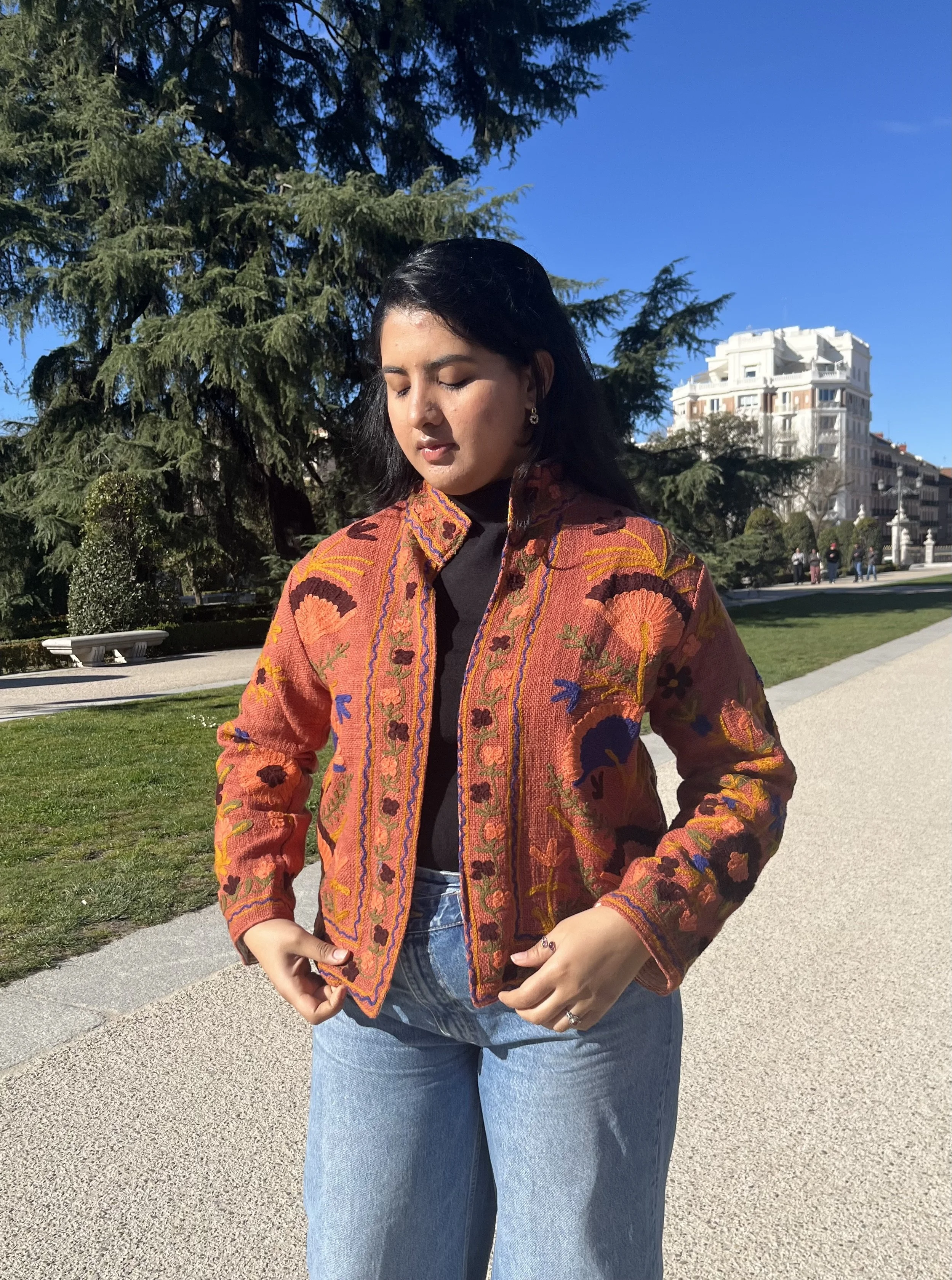 chaqueta bordada Suzanne