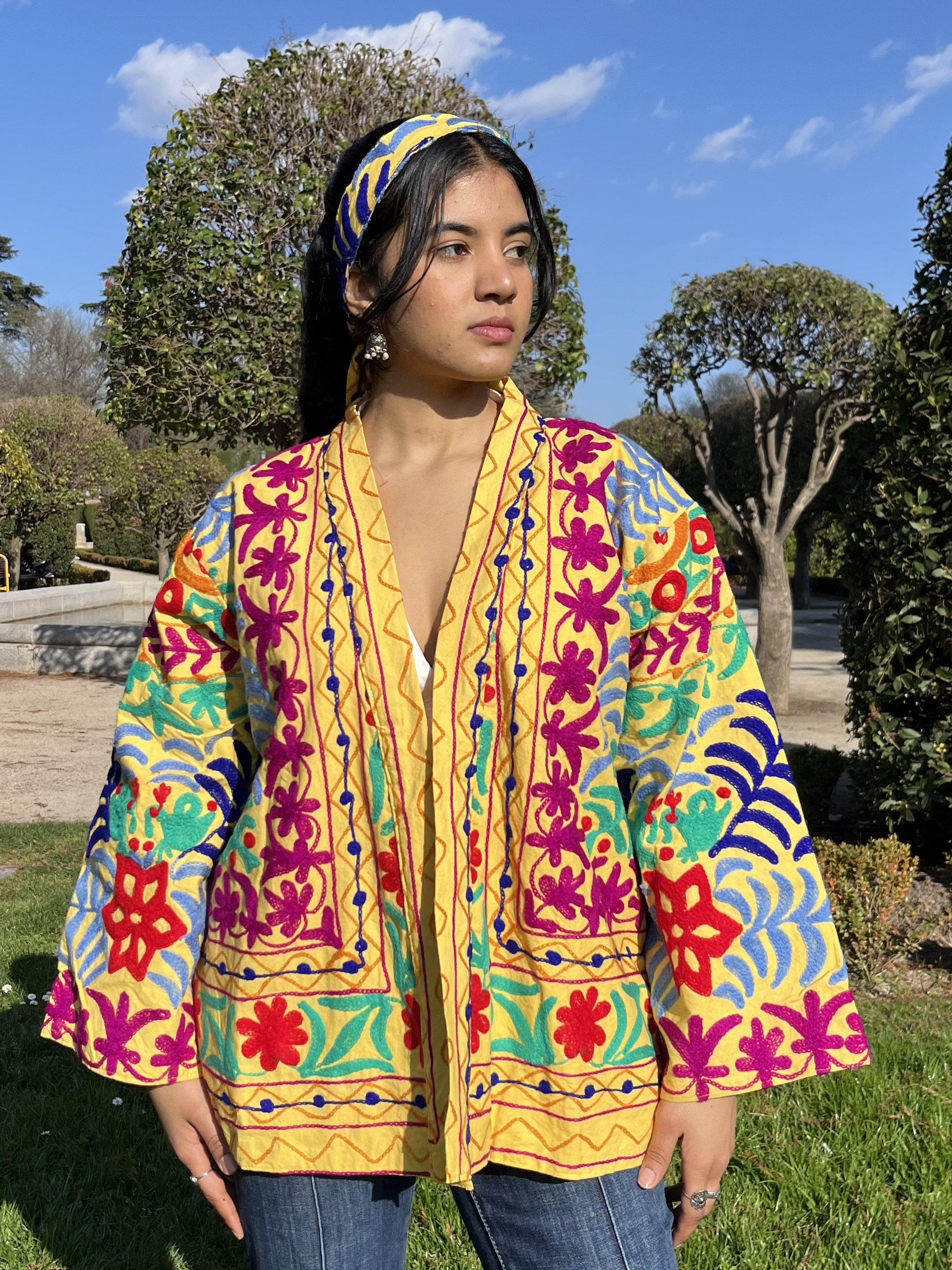 kimono bordado Flora ❀˖°