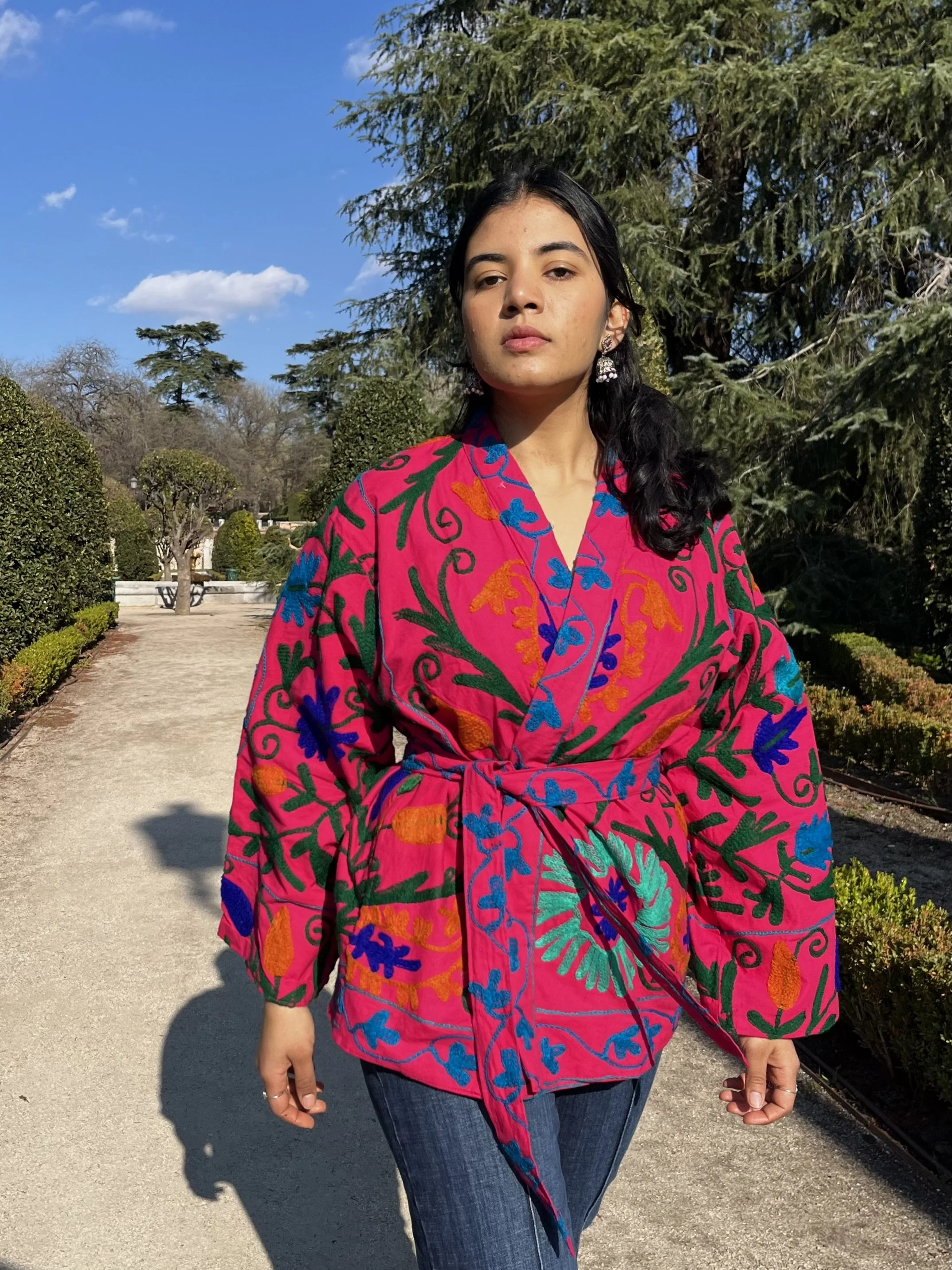 kimono bordado Flora ❀˖°