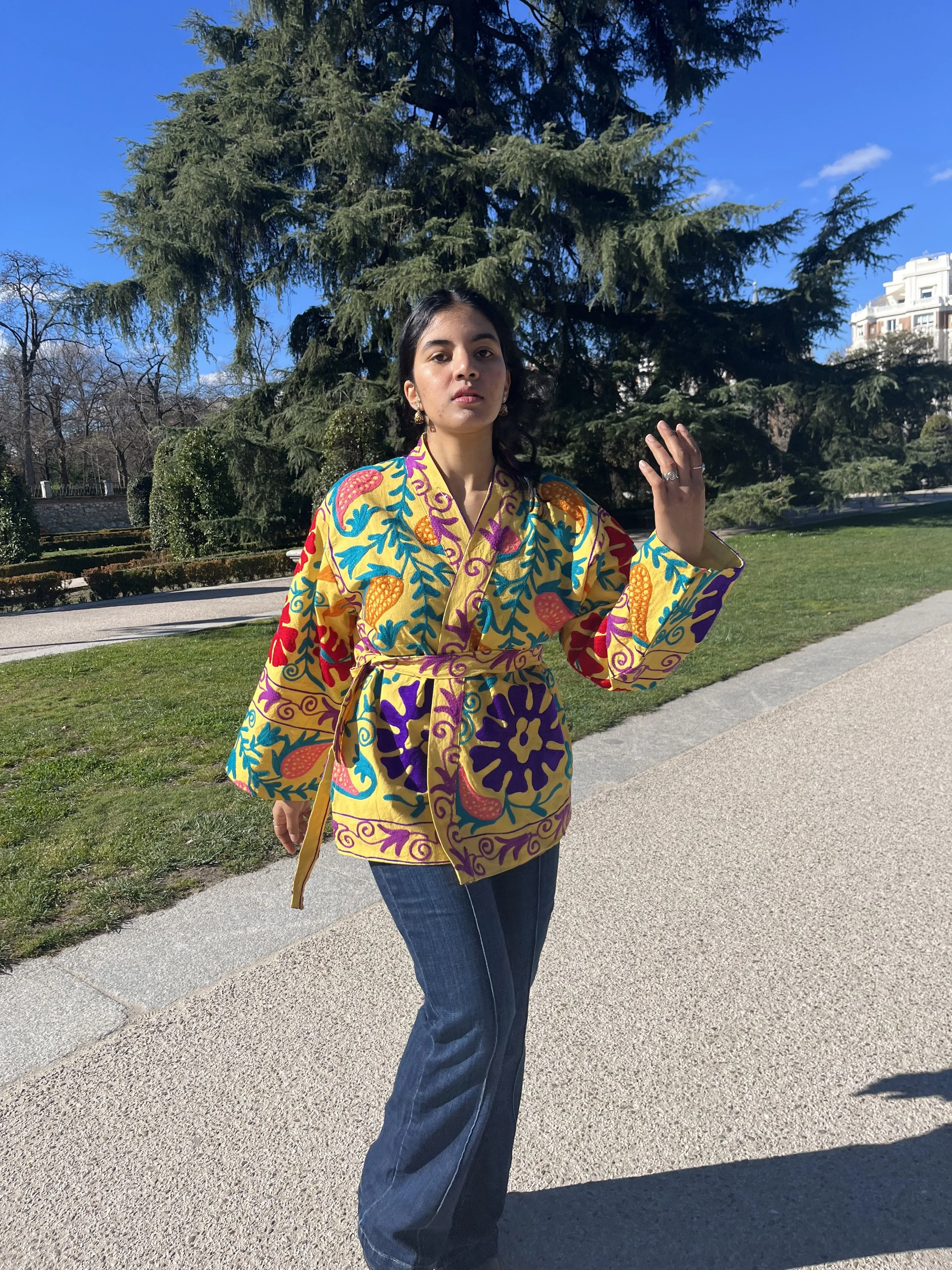 kimono bordado Flora ❀˖°