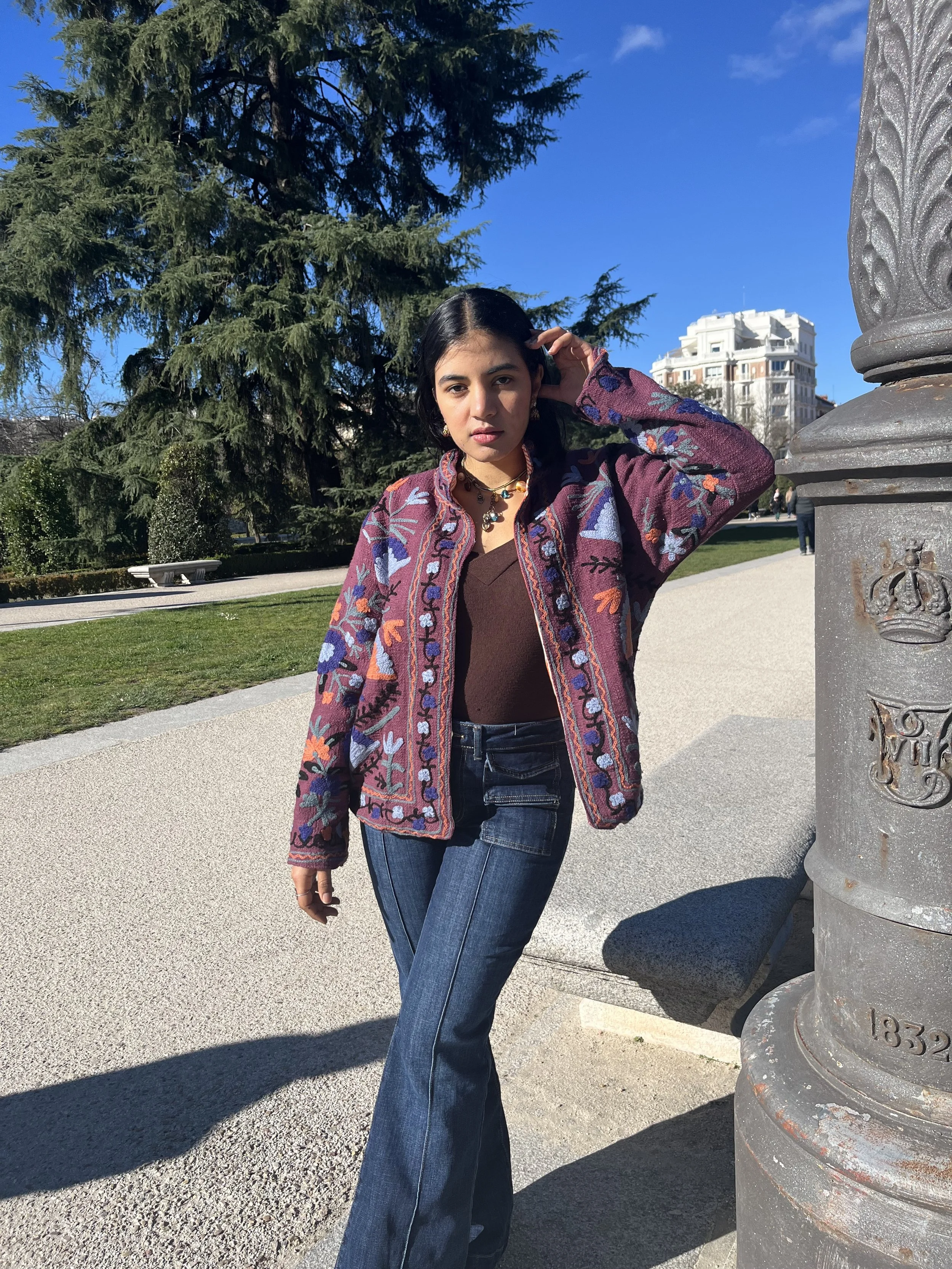 chaqueta bordada Suzanne