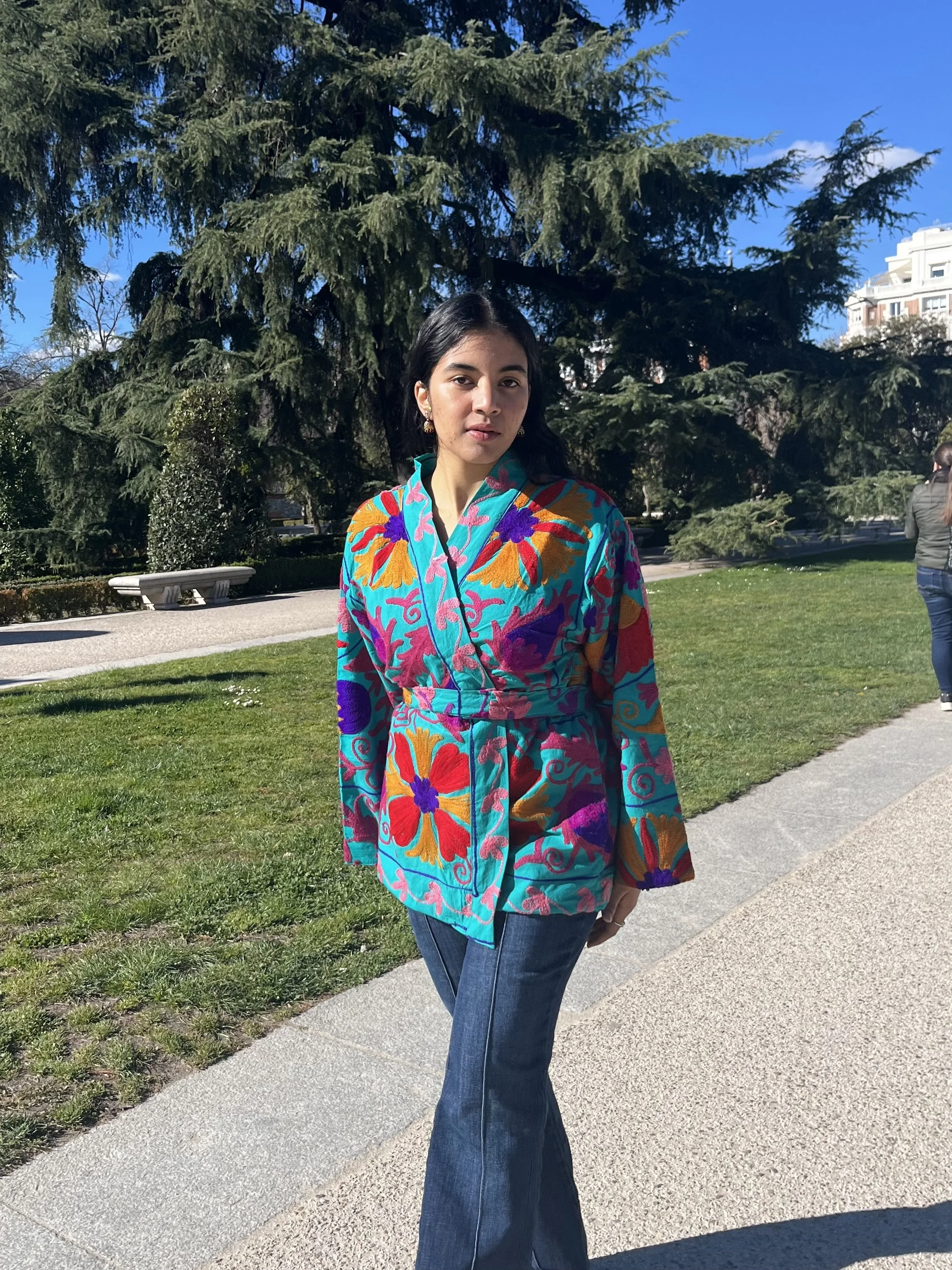 kimono bordado Flora ❀˖°