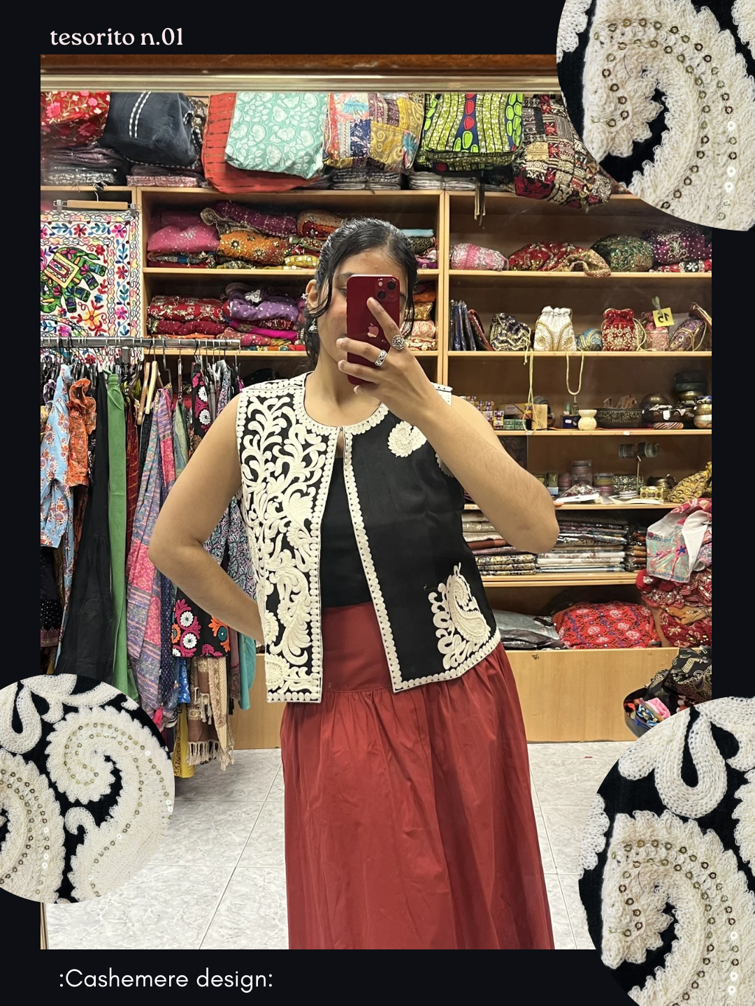 chaleco Paisley⋆｡° ✮