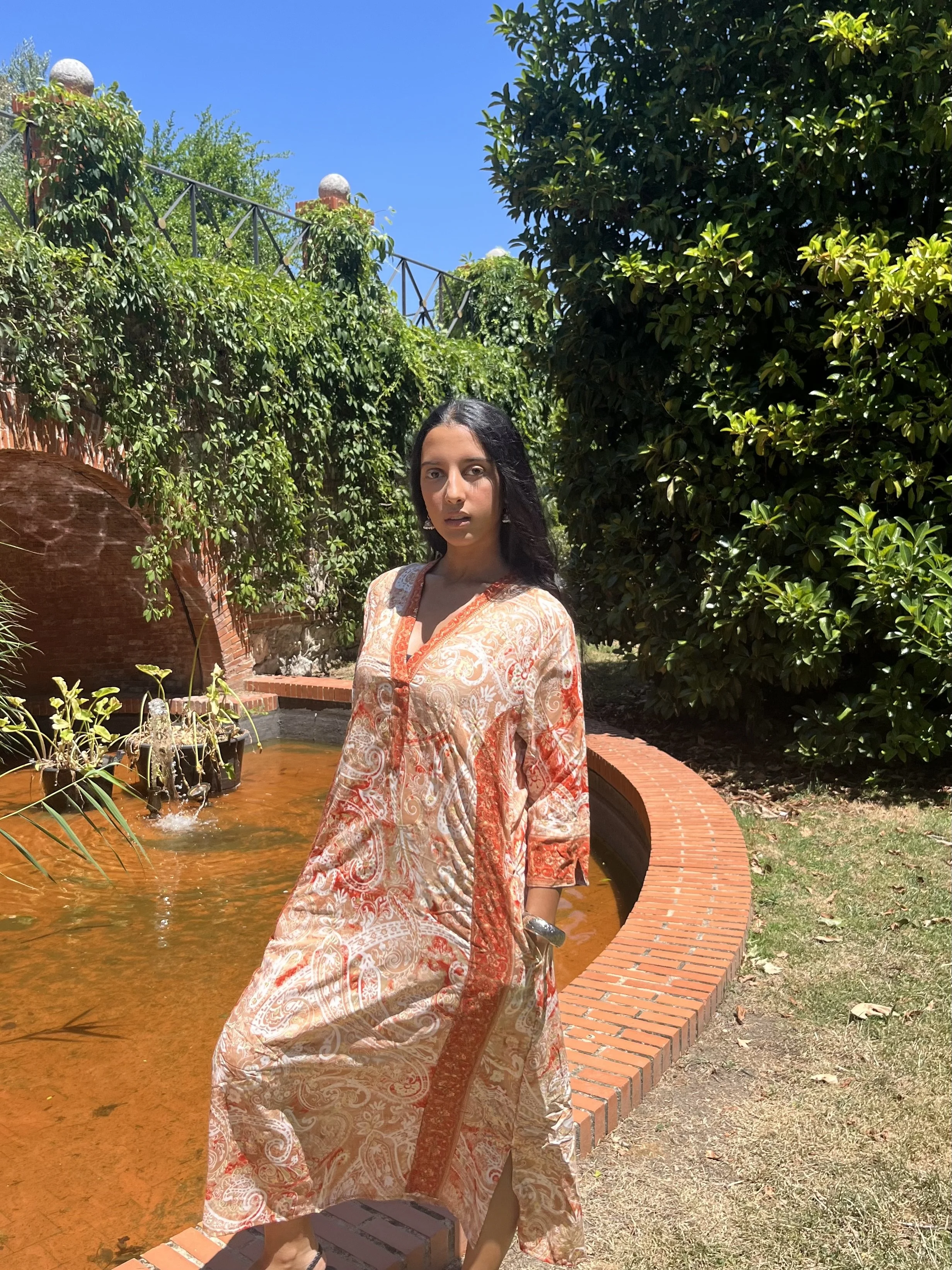 vestido mangas ilusión Jaipur ⋆˙⟡