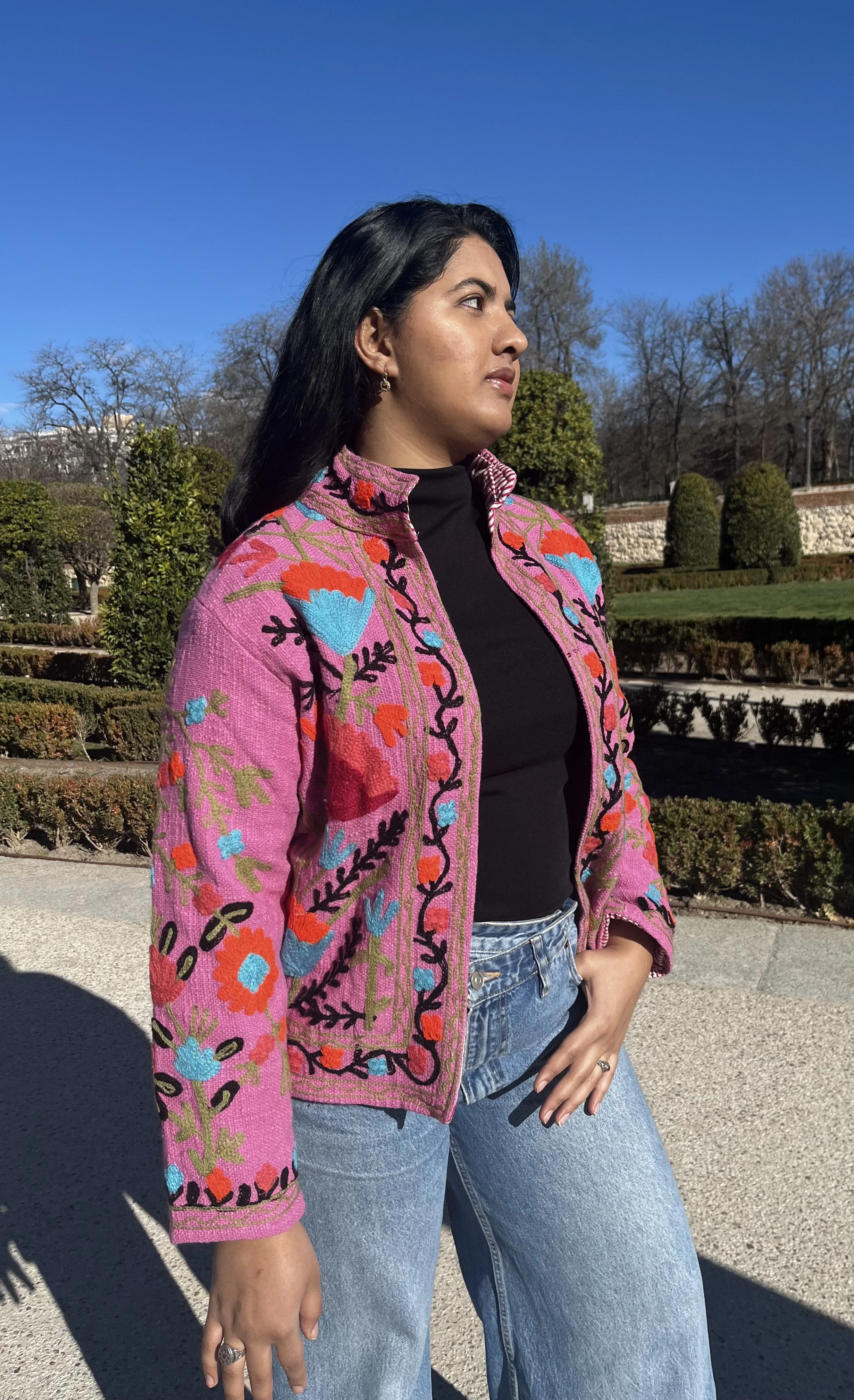 chaqueta bordada Suzanne