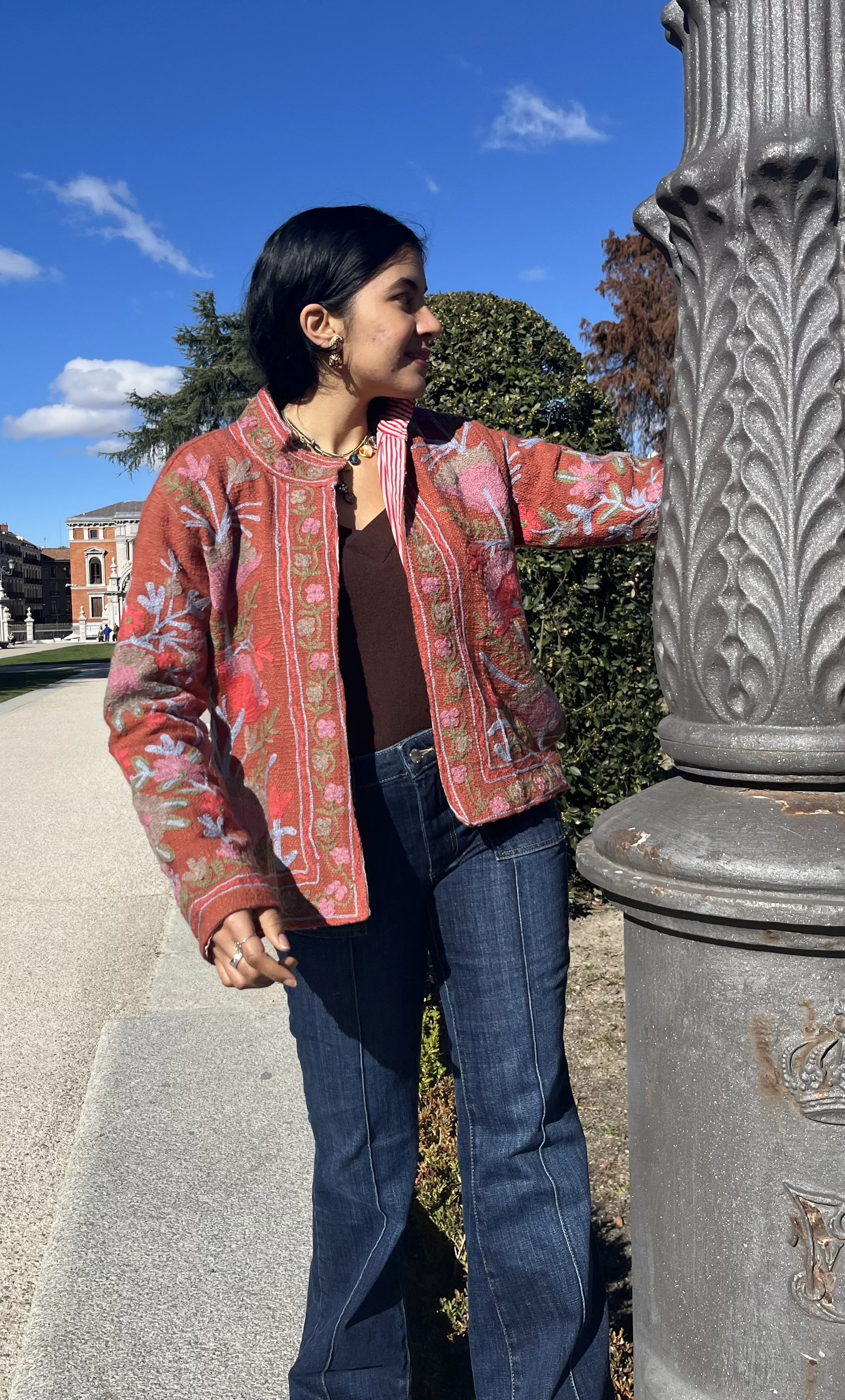 chaqueta bordada Suzanne