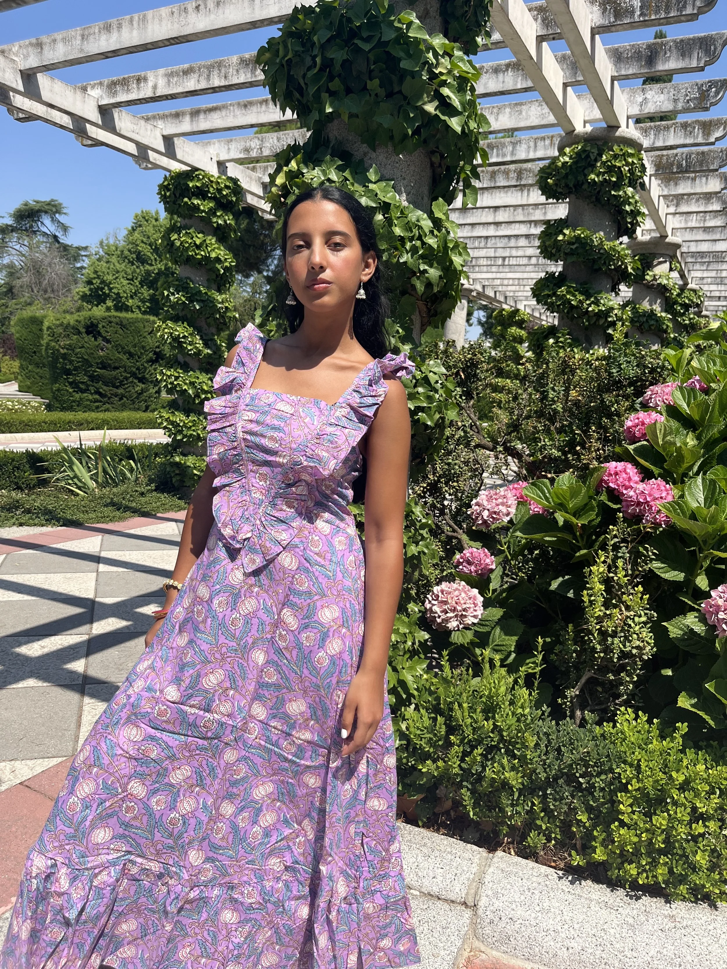 vestido volantes Elina ❀
