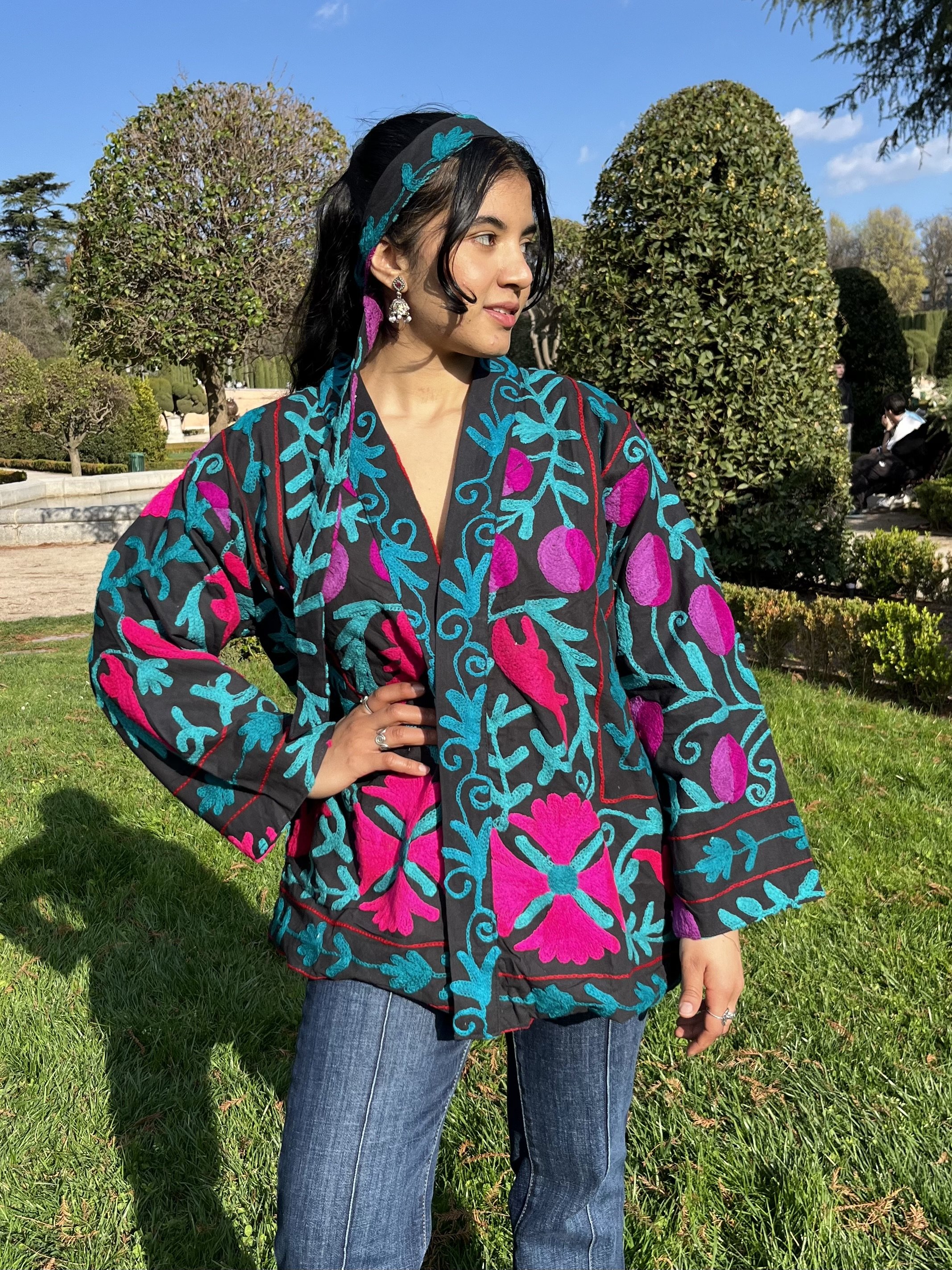 kimono bordado Flora ❀˖°