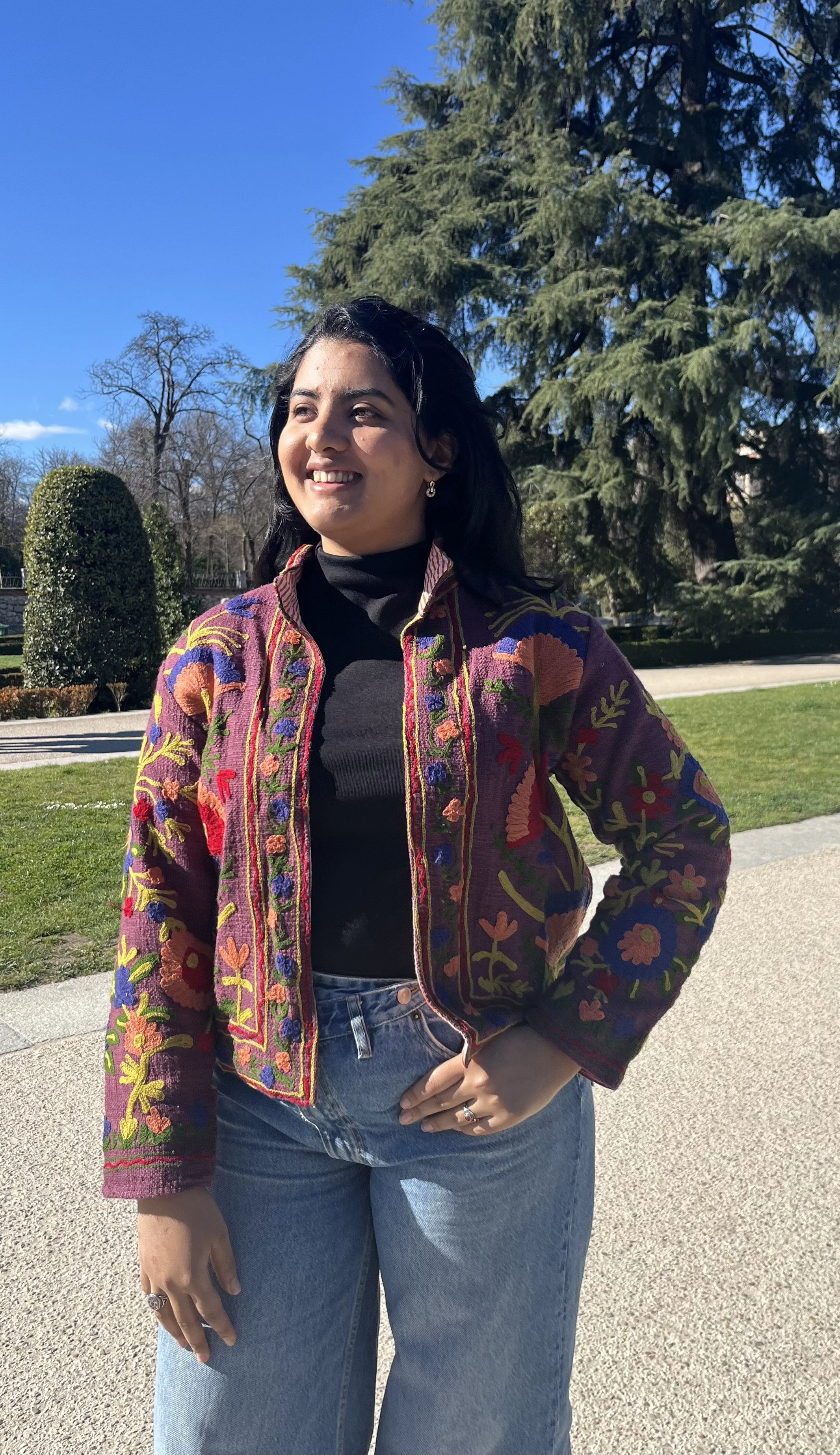 chaqueta bordada Suzanne