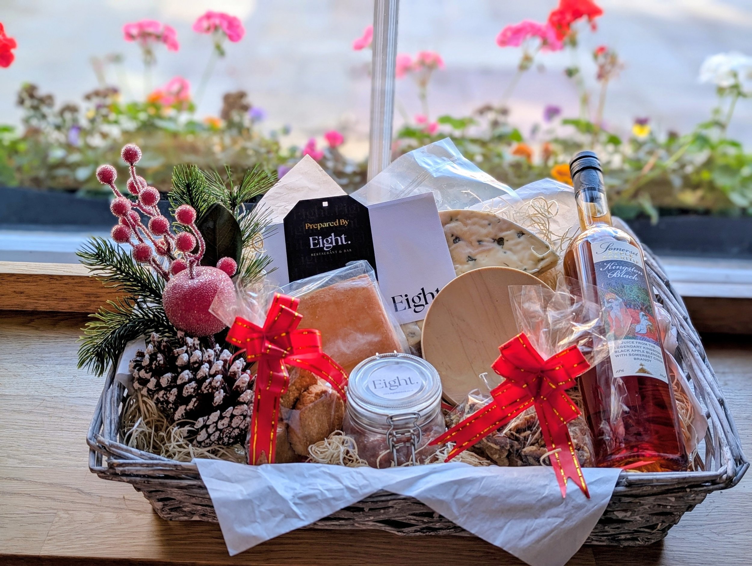 Cheese & Apple Cider Brandy Hamper