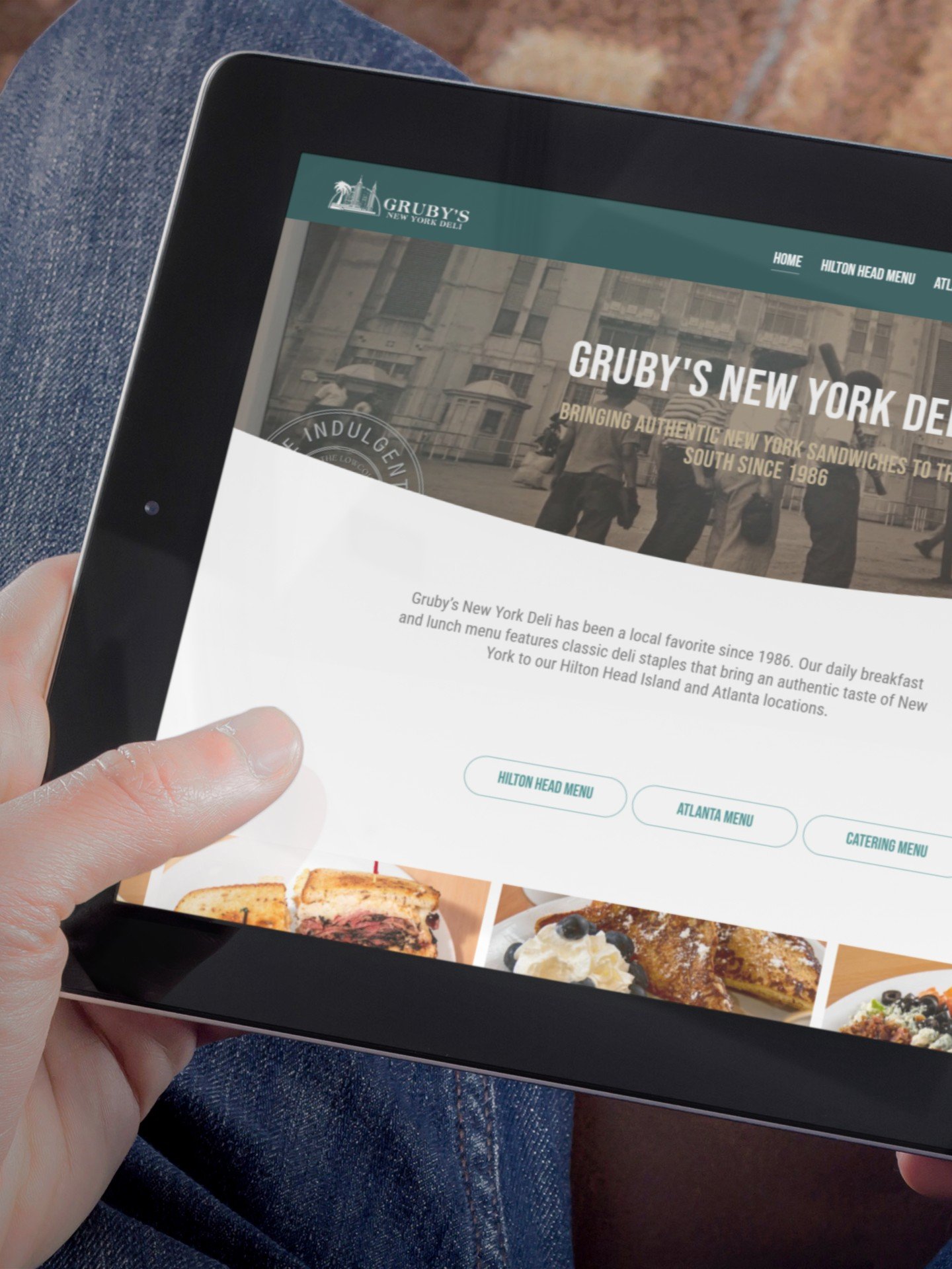 We're excited to help another local restaurant with a fresh website makeover that matches the quality and history behind the brand in Hilton Head, SC, and their Atlanta, GA location.

Gruby&rsquo;s New York Deli has been part of Hilton Head Island's 