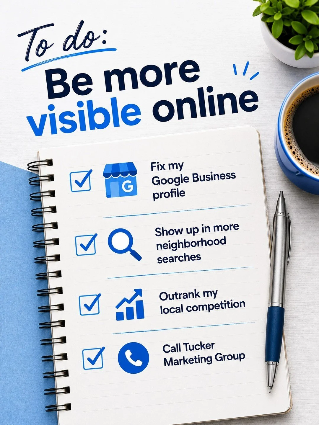 It all starts with a good to-do list. 📝

#marketingtodolist #digitalmarketing #tuckermarketinggroup