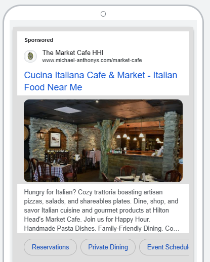 Cafe Market Hilton Head Restaurant Advertising