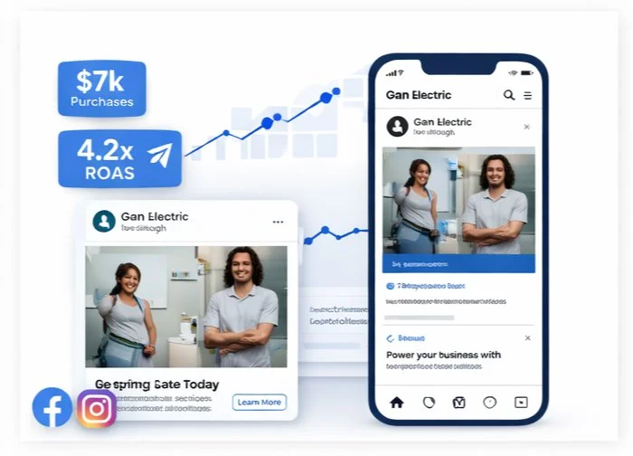 meta ads and growth chart