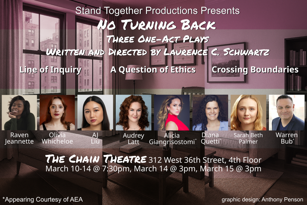 "No Turning Back: 3 One Act Plays" at The Chain - Photo C credit: KM Jones
