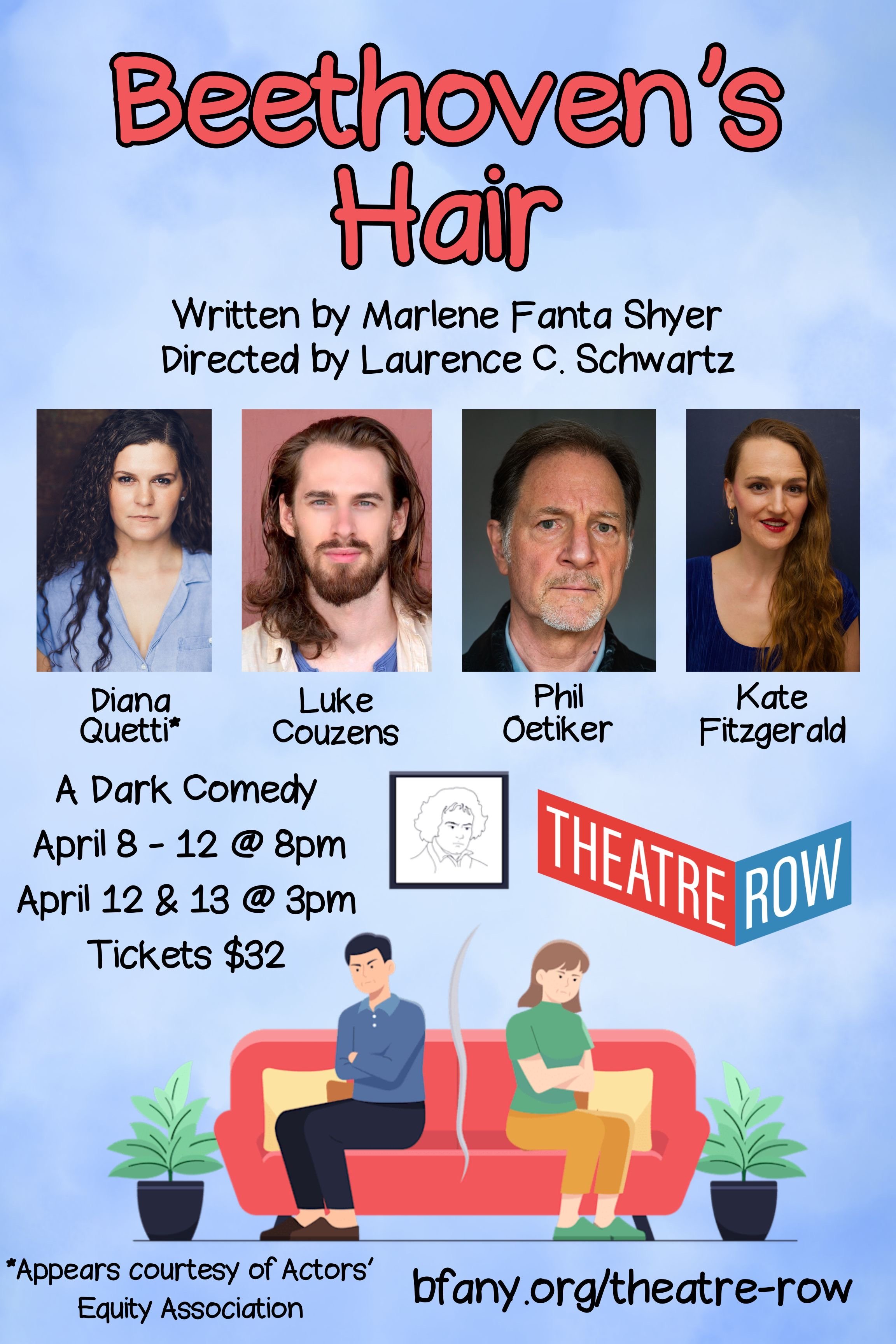 Beethoven's Hair (Off Broadway - Theatre Row) - Photo Credit: Kirby Lane Productions