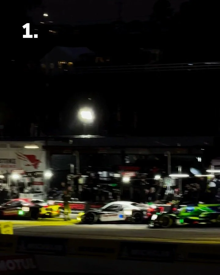 It&rsquo;s 9pm, pitch black, and there&rsquo;s one hour left of the race. Where are you watching from? 

#PetitLeMans