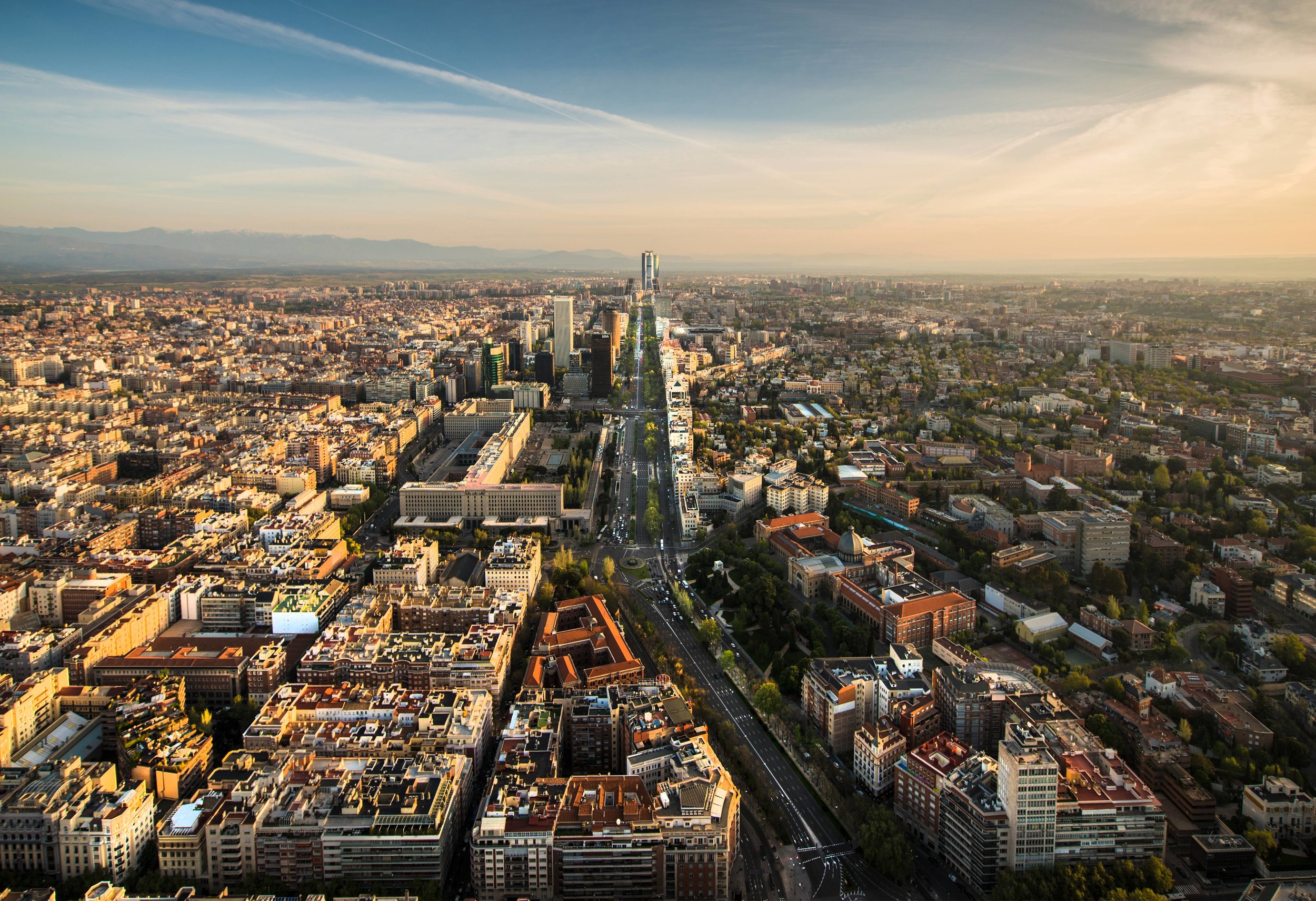 Madrid from the air