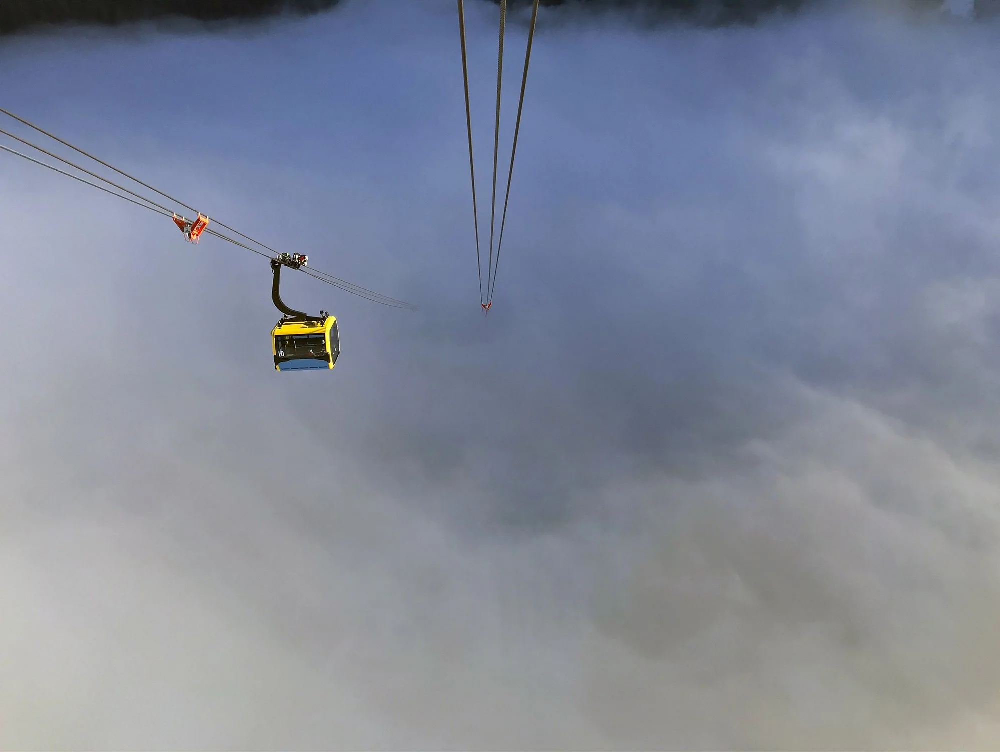 gondola ski lift in Austria