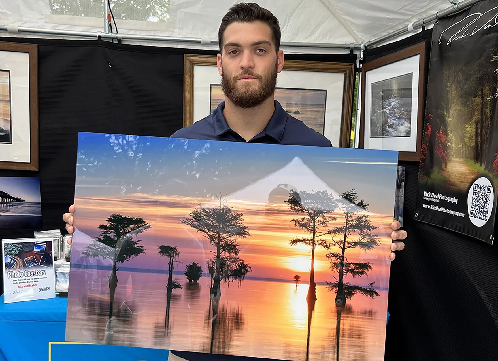 •  20x30" Metal Giveaway