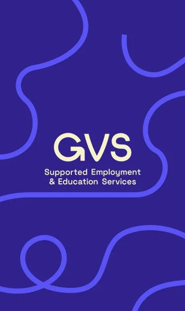 The custom branding I made for the mental health and career coaching service Gastown Vocational Services.