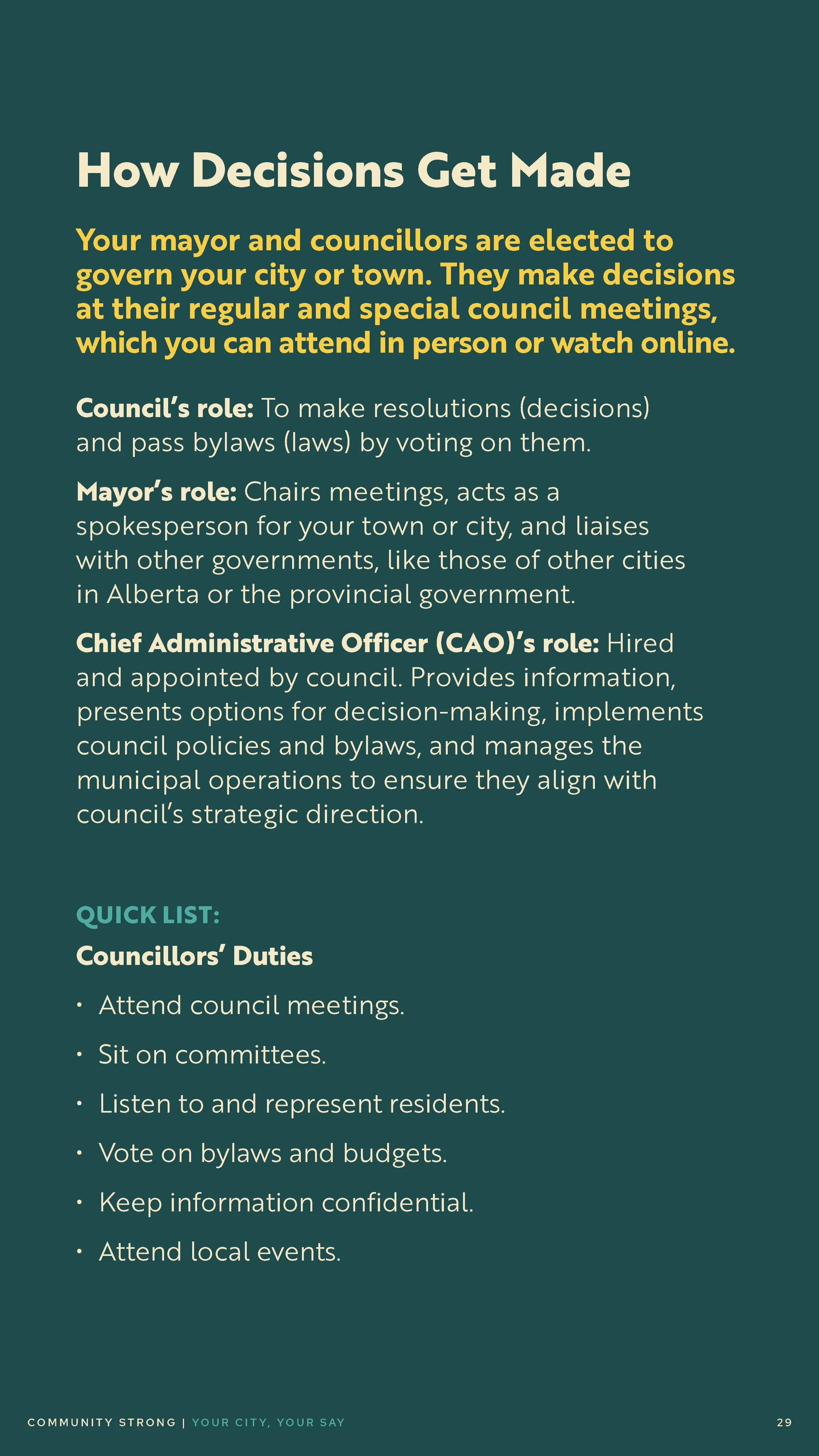 Community Strong Digital Brochure: Your City, Your Say (Page 29)