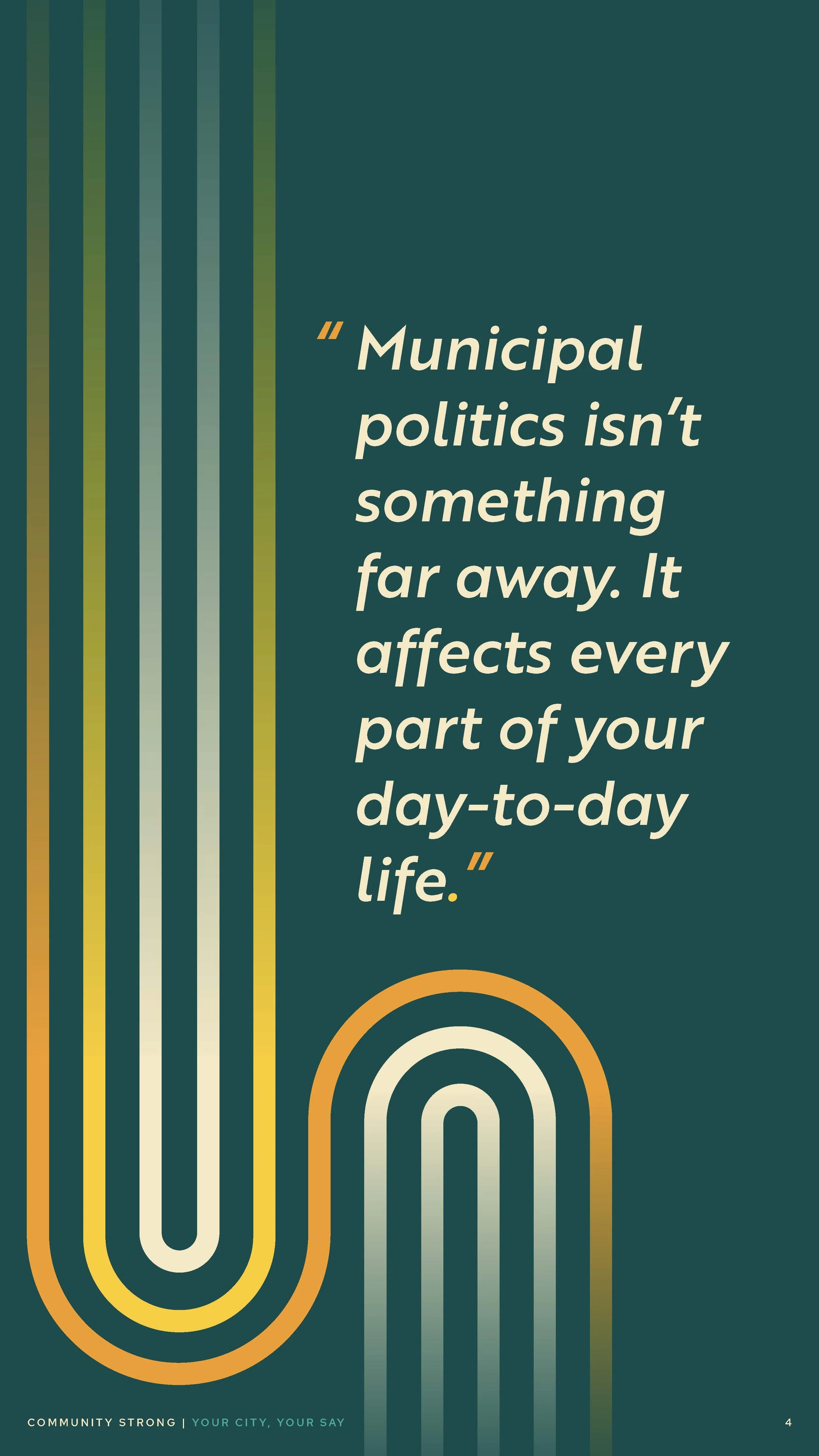 Community Strong Digital Brochure: Your City, Your Say (Page 4)