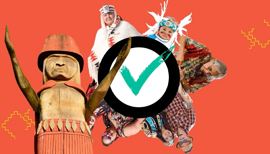 A still from the animated video I edited aimed at youth outlining the who what where of the Squamish Nation Constitution Project.