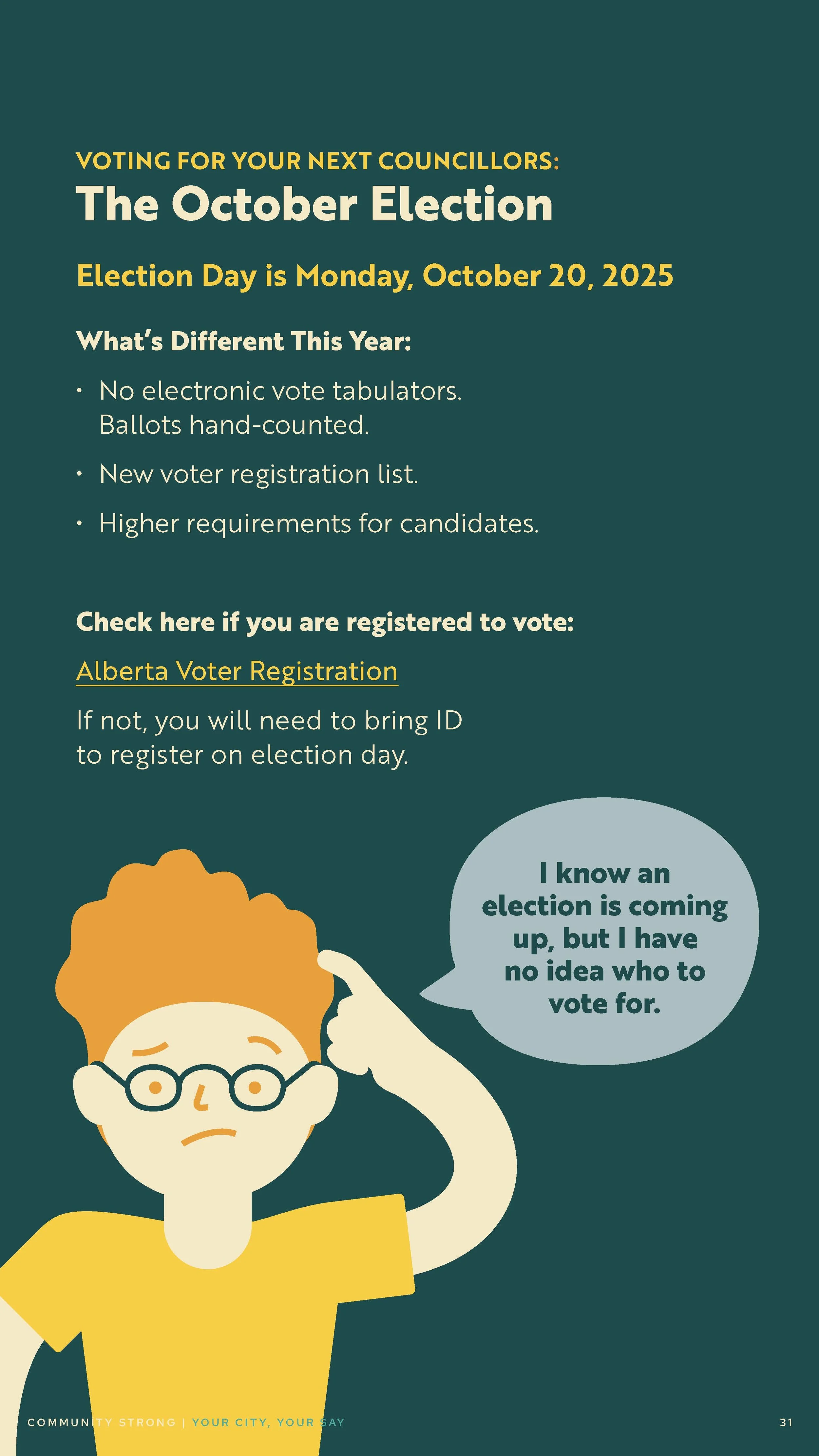 Community Strong Digital Brochure: Your City, Your Say (Page 31)