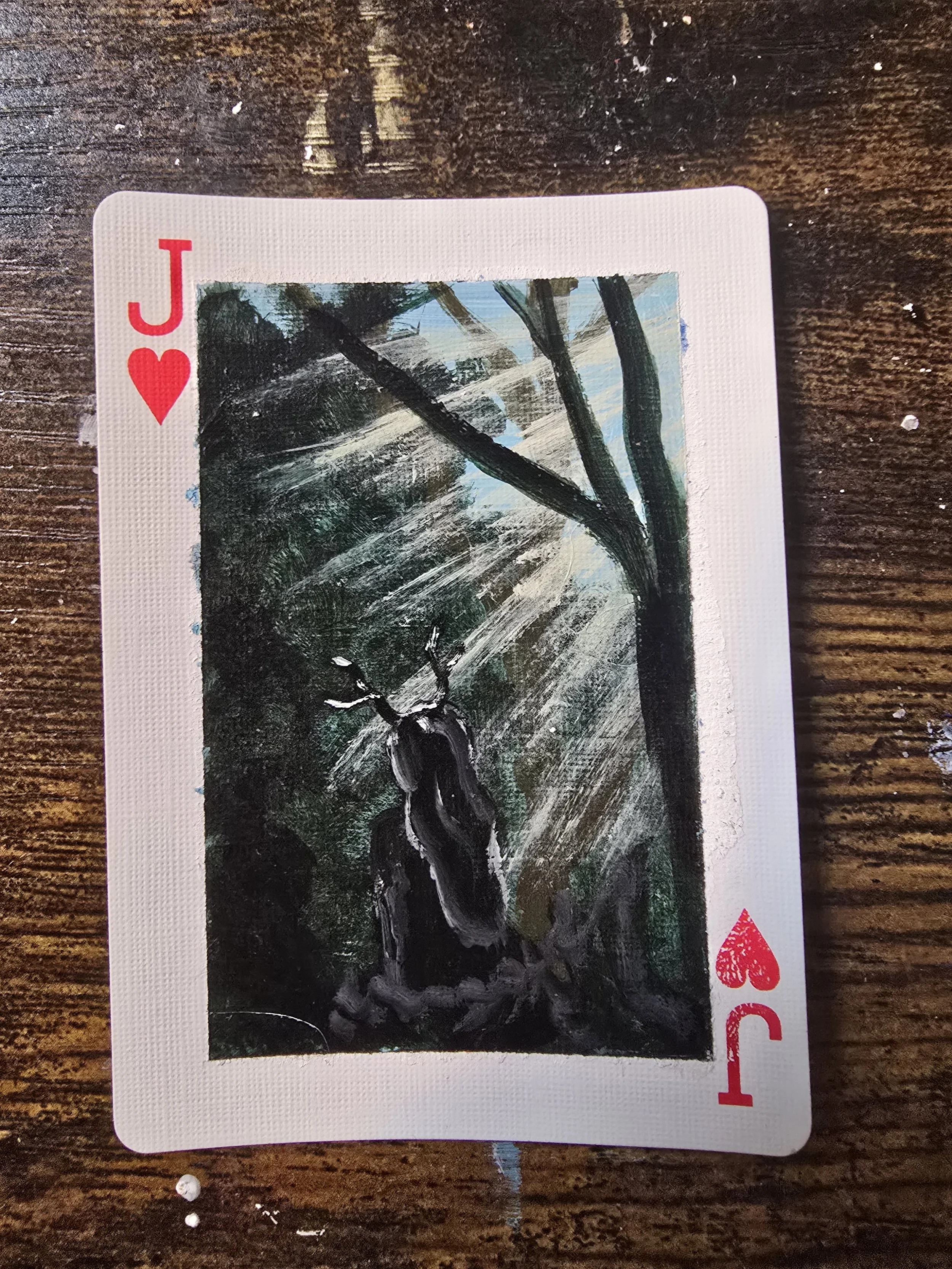 "Antlered figure"