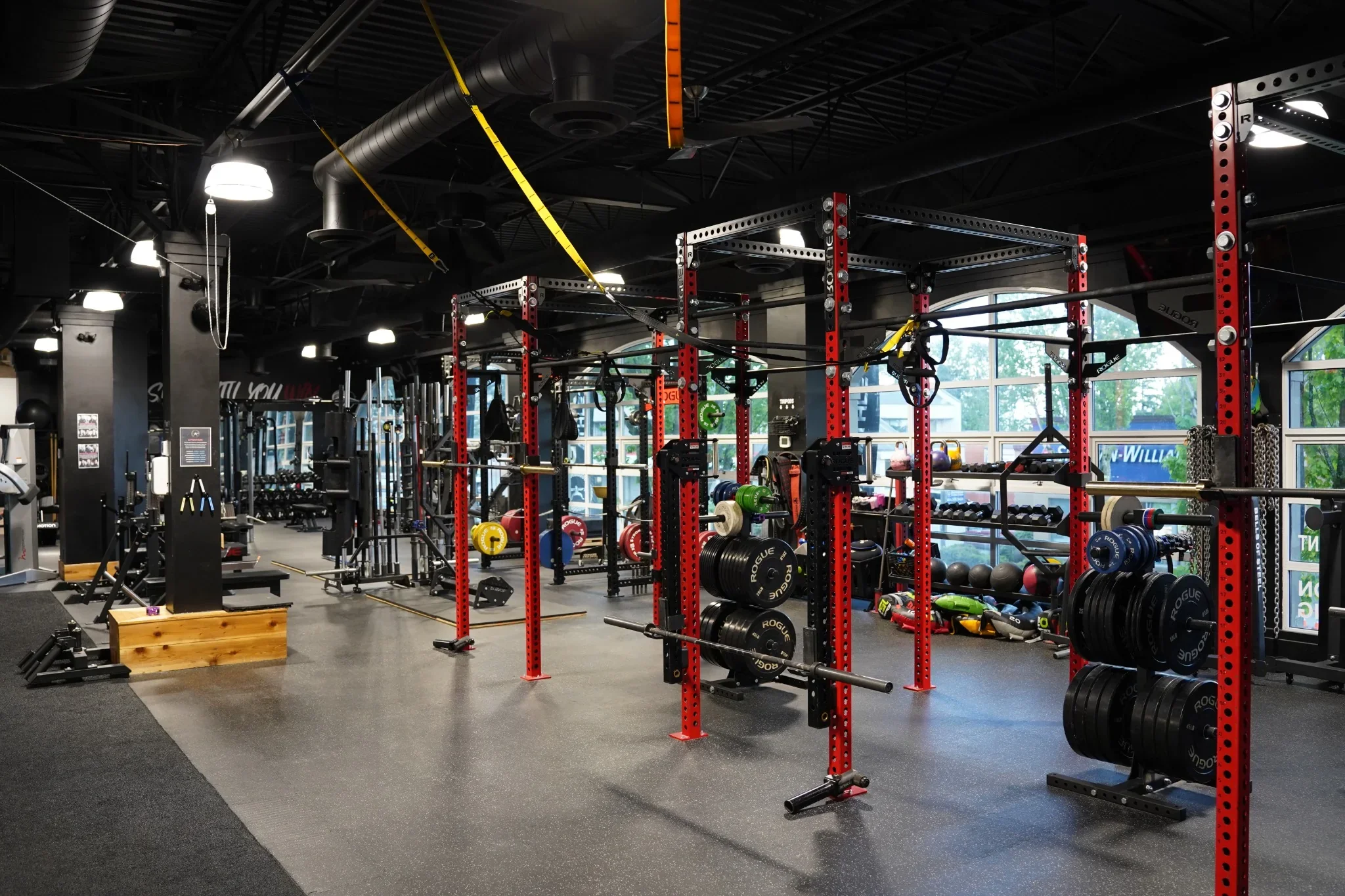 Strength and performance training area at Genuine Athletics and Rehabilitation in South Surrey.