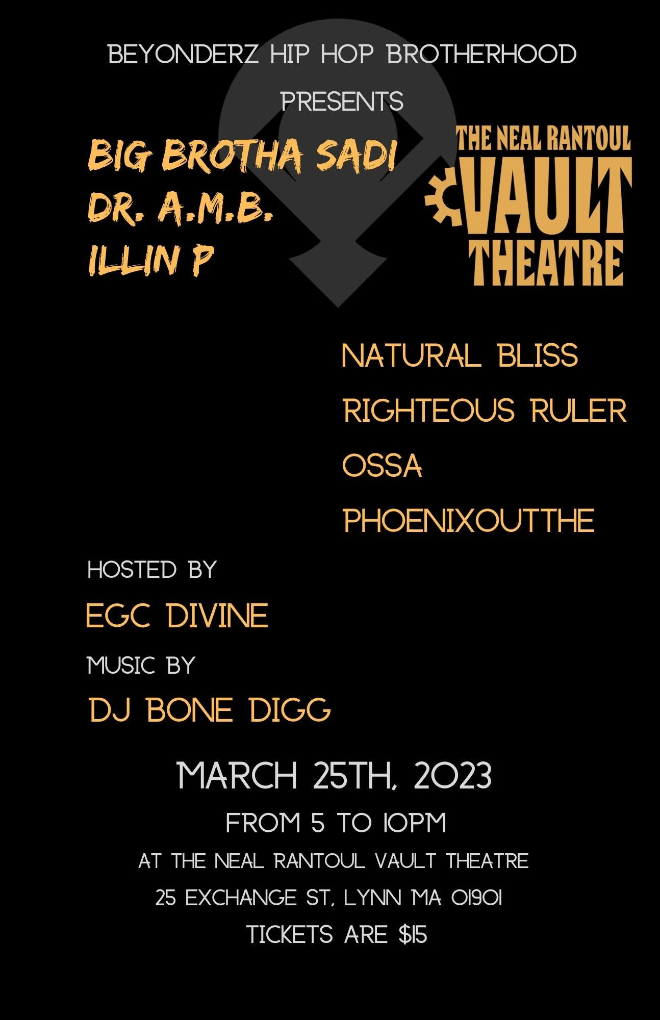 Big Brotha Sadi, Dr. A.M.B. and Illin P @The Vault