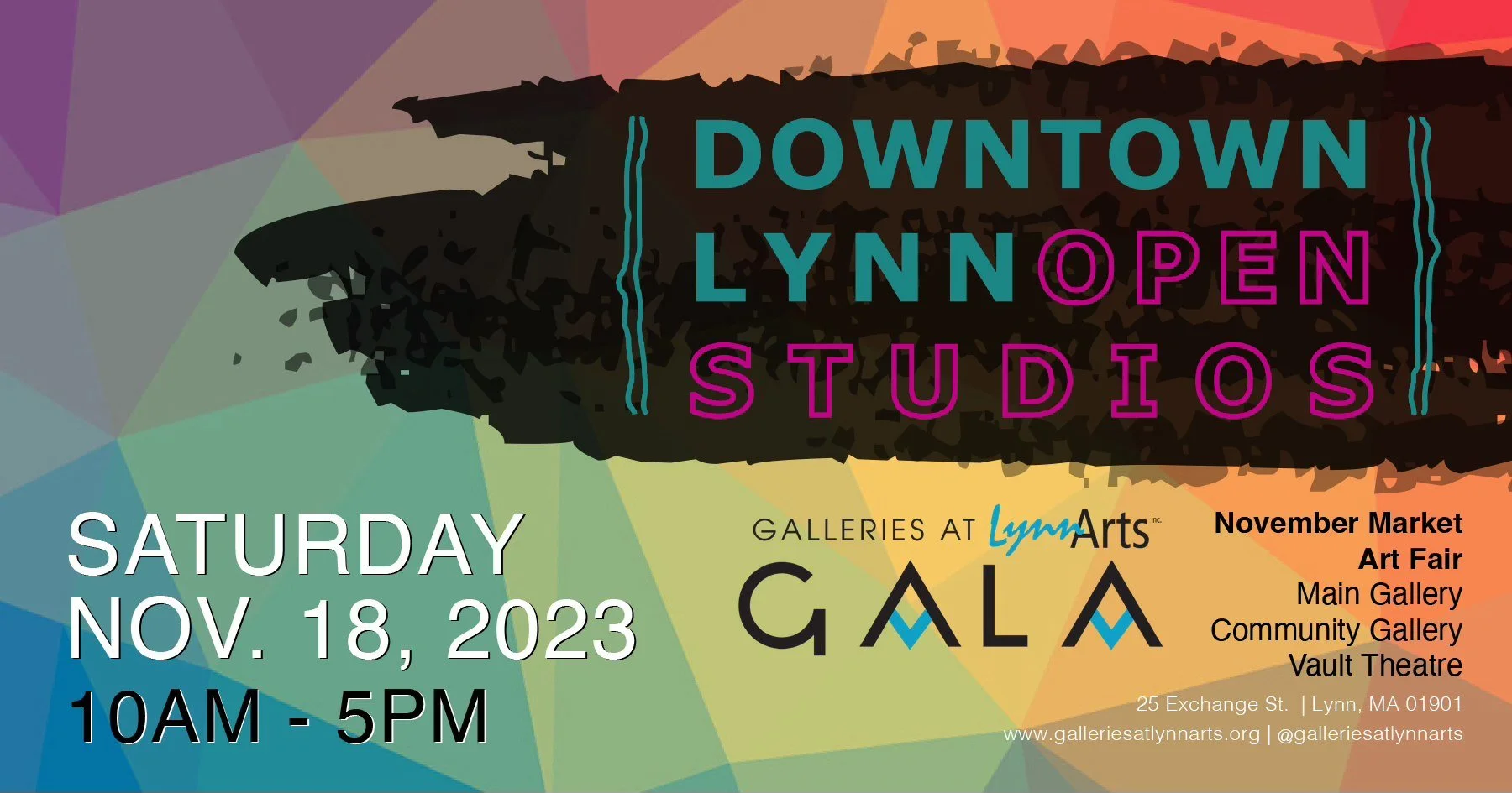 Downtown Lynn Open Studios - Nov. Market/Art Fair at GALA