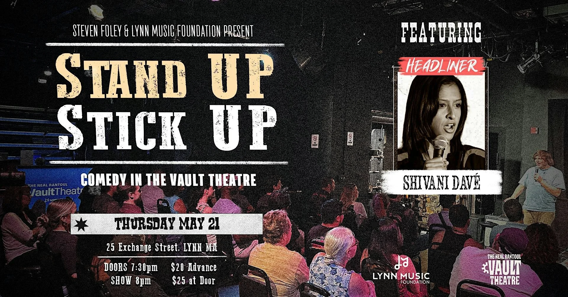 Stand Up Stick Up - Comedy @ The Vault Theatre ft. Shivani Davé