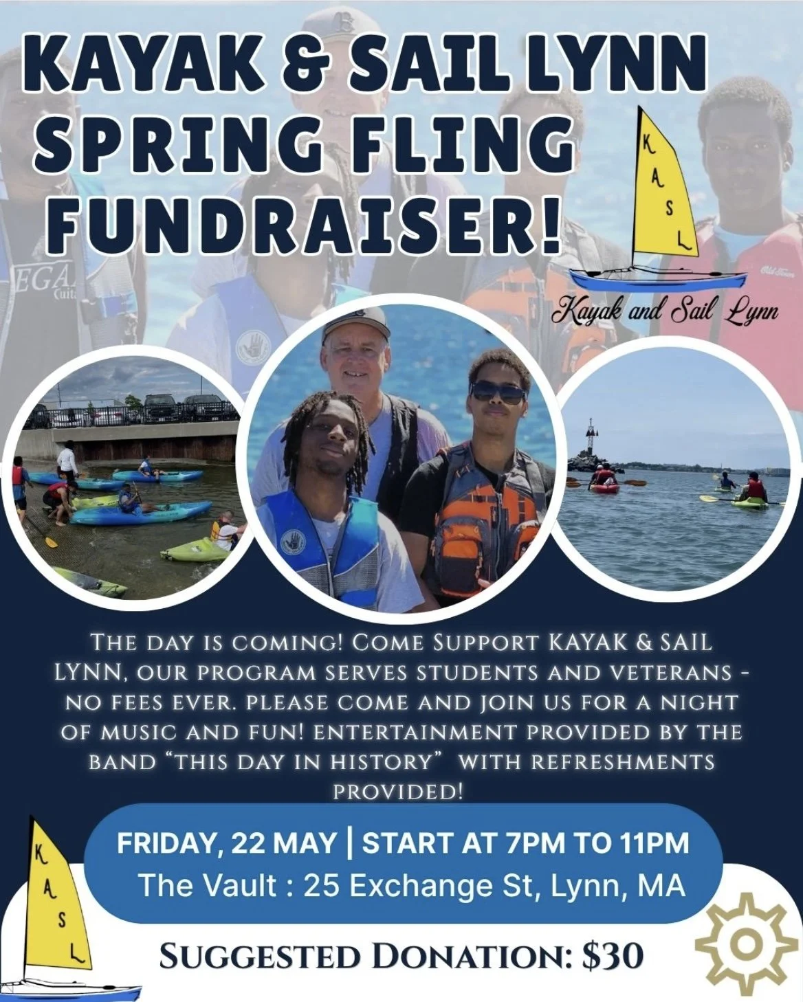 Kayak and Sail Spring Fling Fundraiser