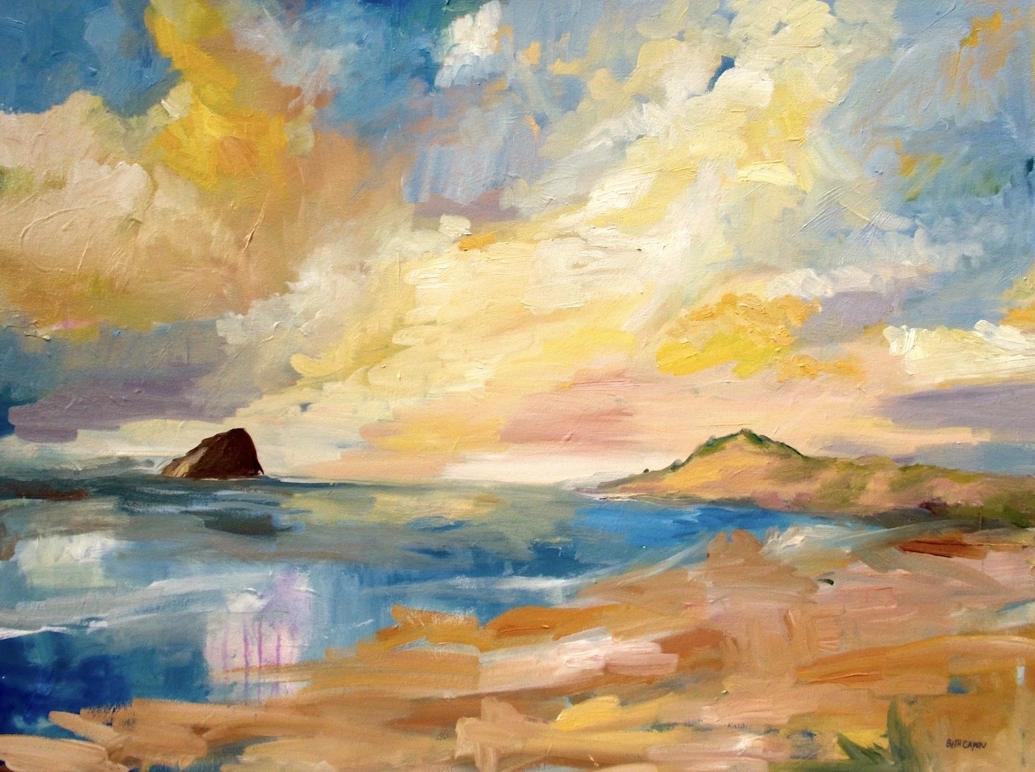 Pacific City Sunset 30 x 40 in