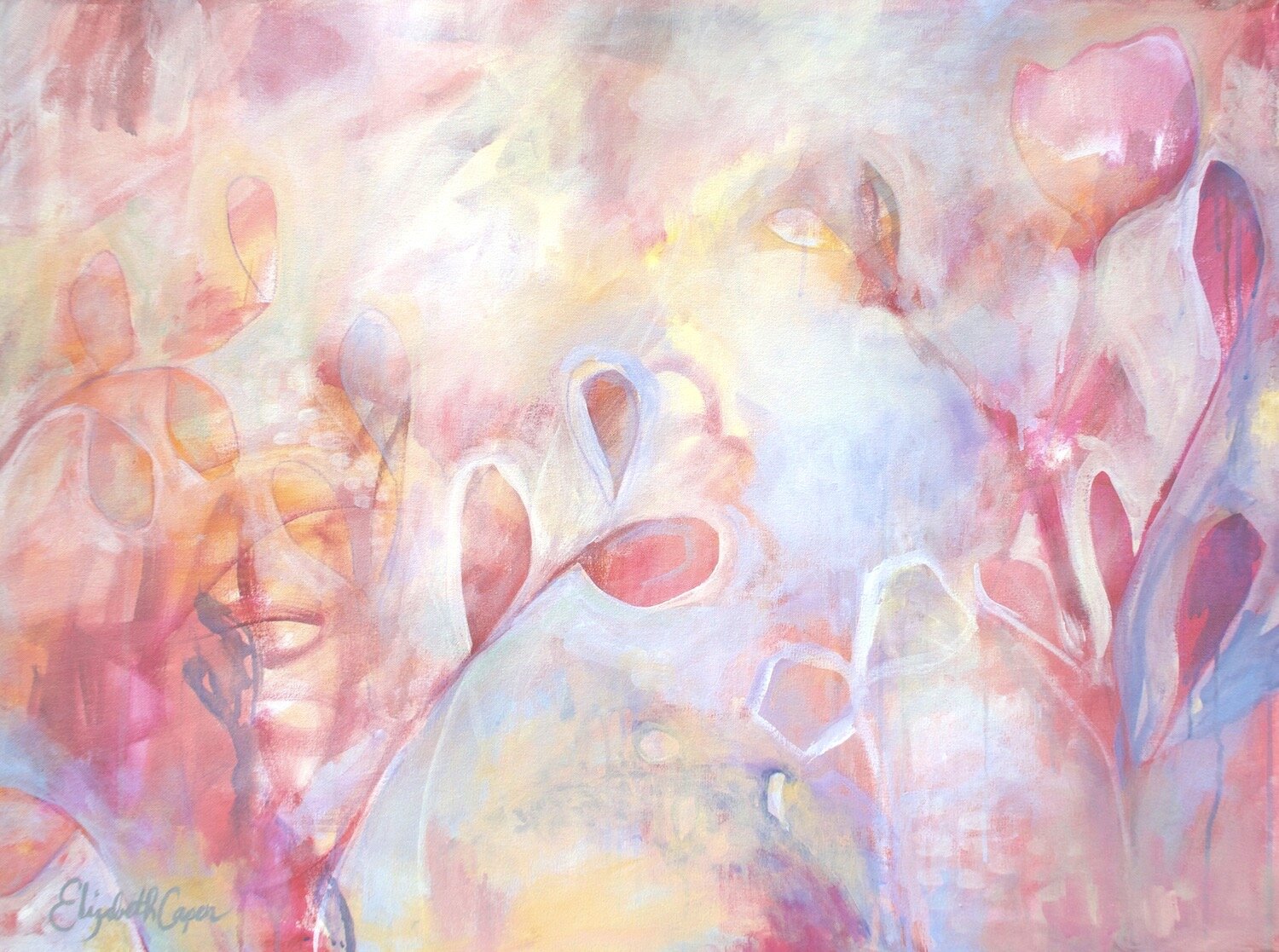 Pink Petals 30 x 40 in