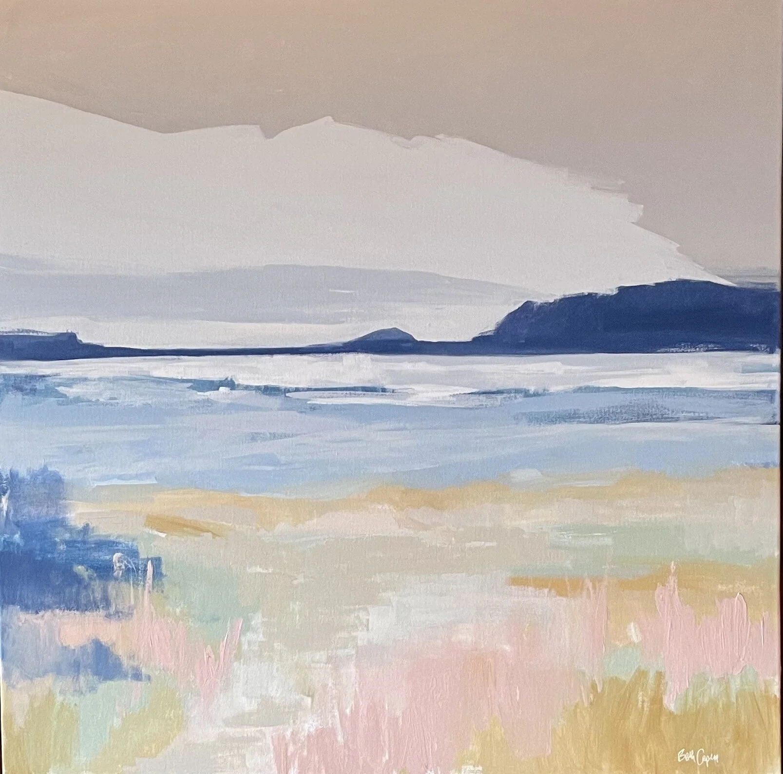 Peaceful Bay 36 x 36 in