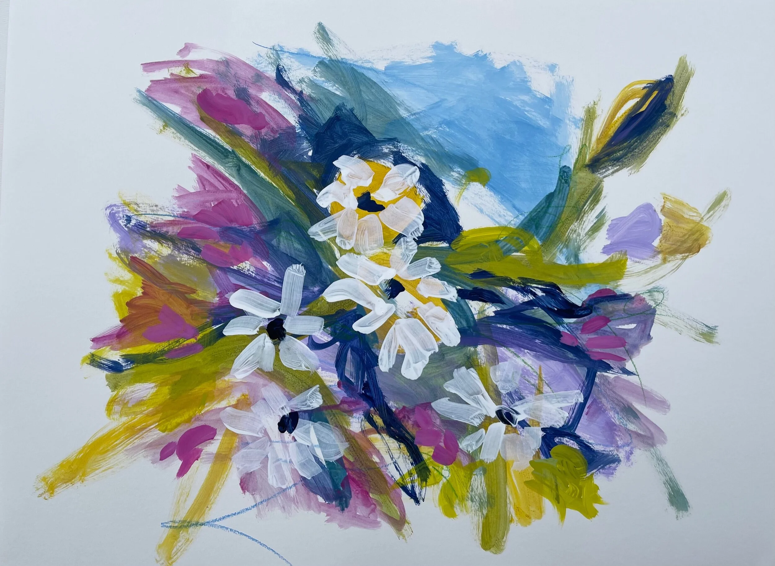 Spring Blossoms 18 x 24 in