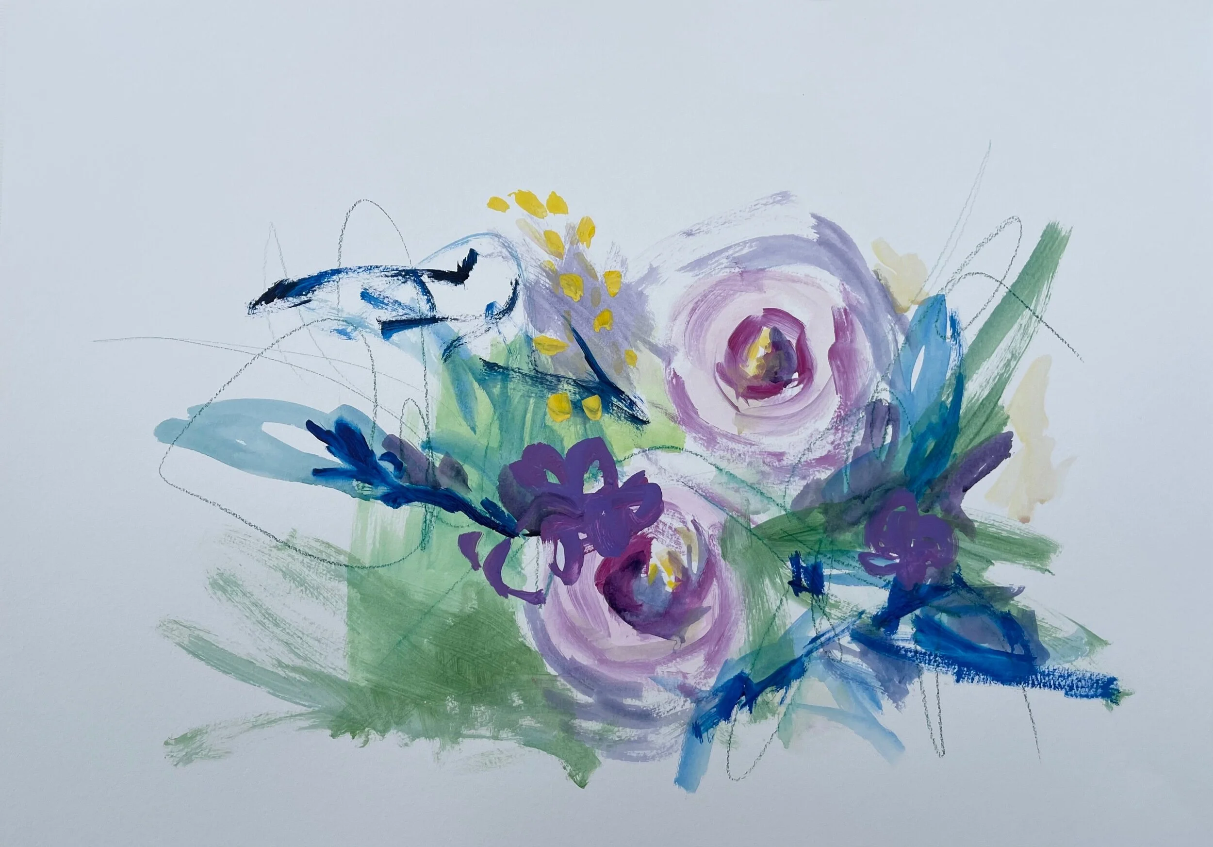 Summer Kisses 18 x 24 in