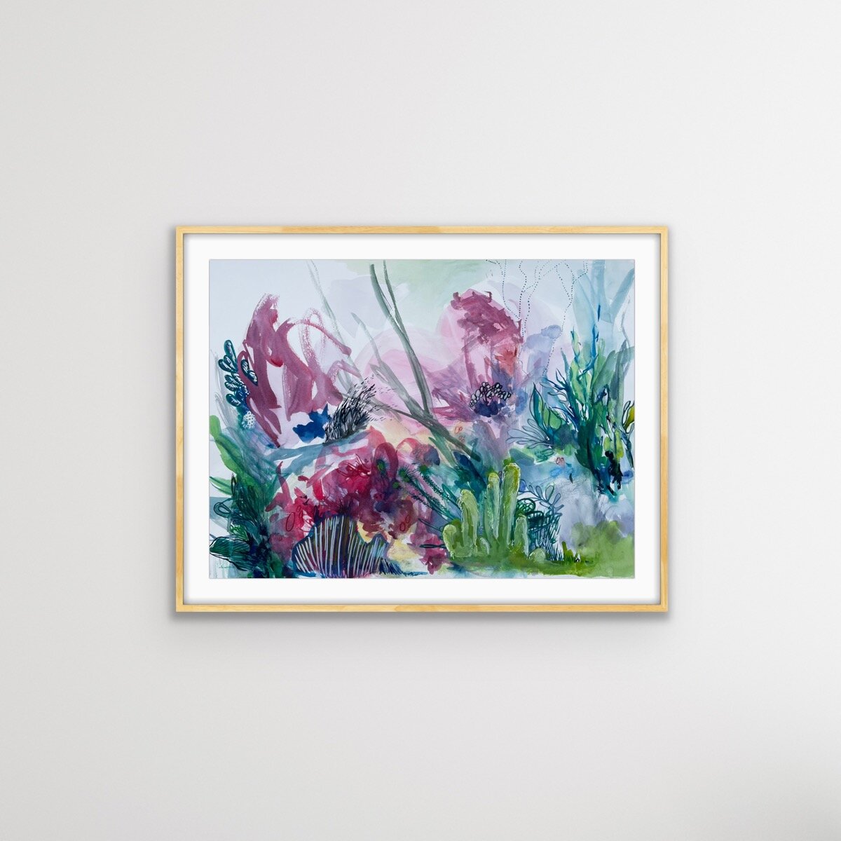 Sea Gardens 18 x 24 in