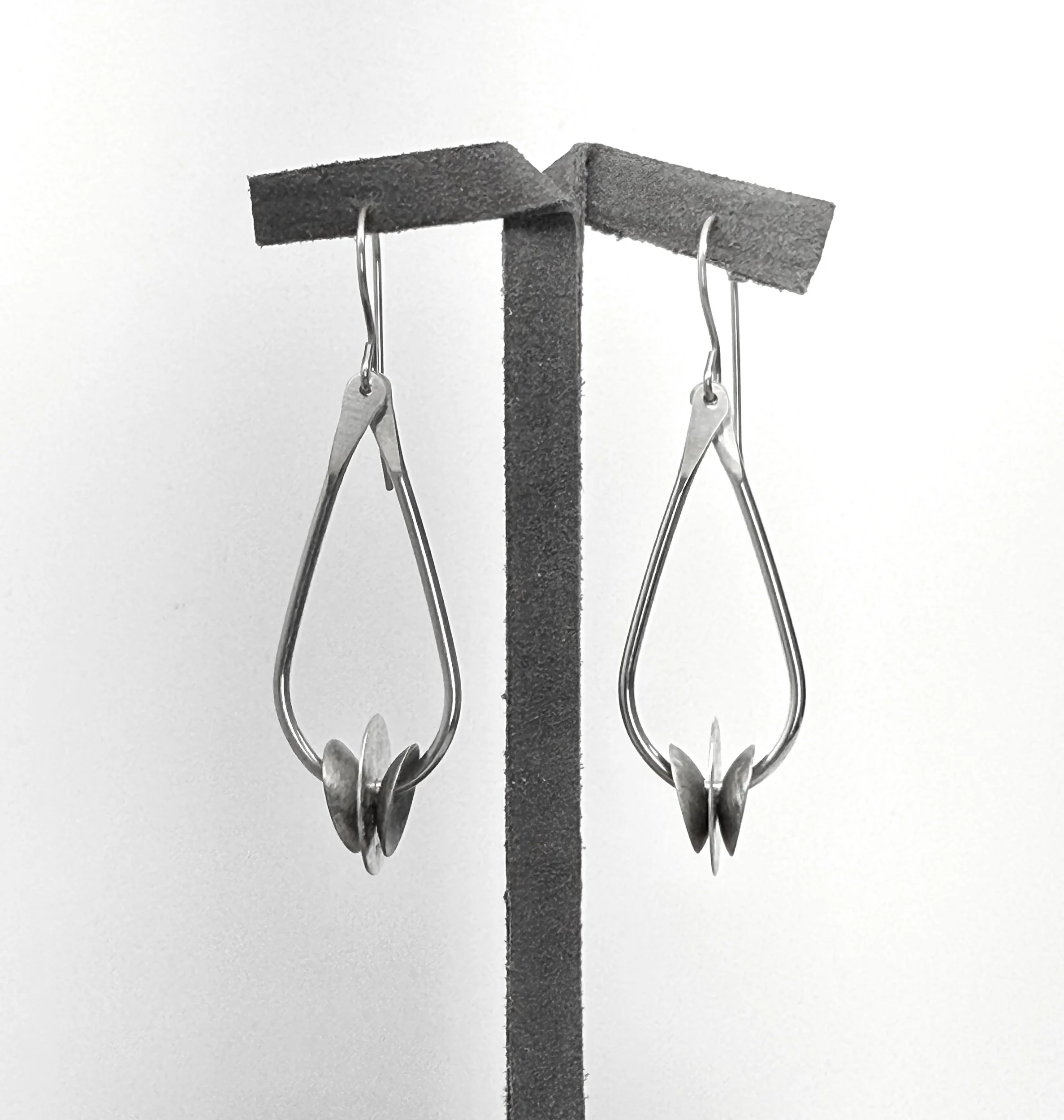 The Triple Disc Earrings